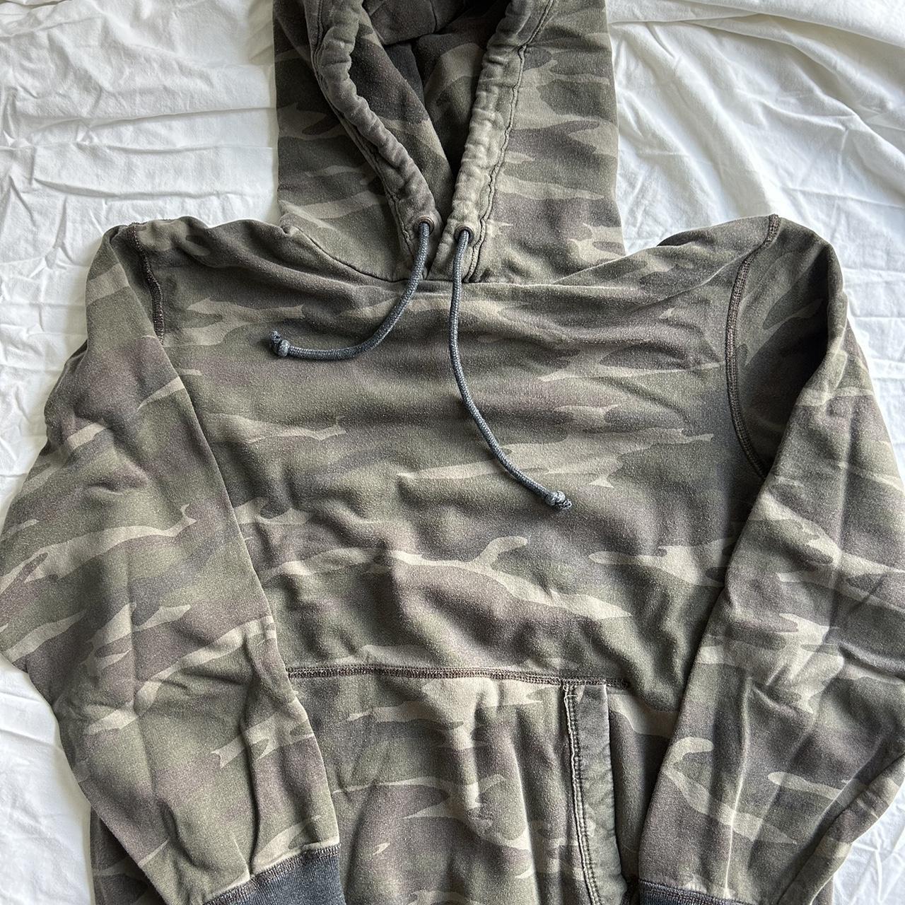 american eagle vintage style camo hoodie men s size
