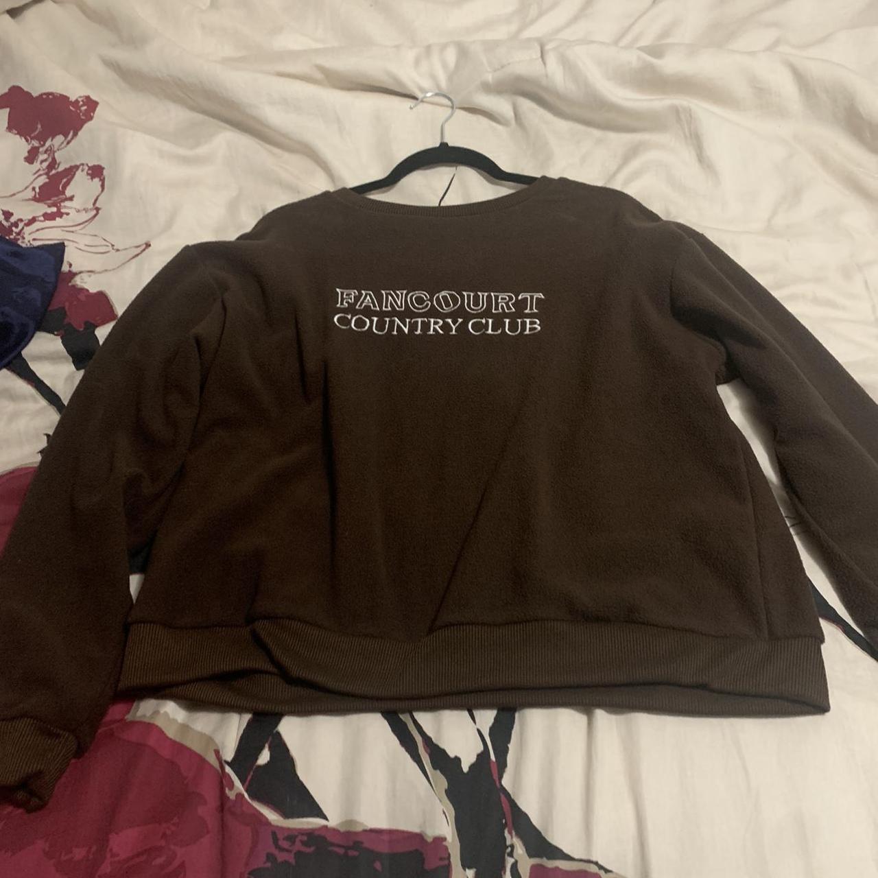 FANCOURT COUNTRY CLUB SWEATSHIRT, BROWN,