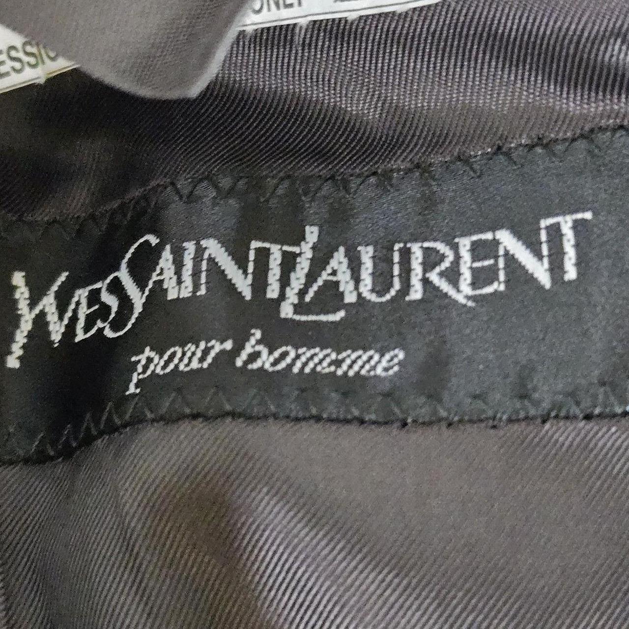 Yves Saint Laurent Men's Suit - Black – VTG Yves … - image 8