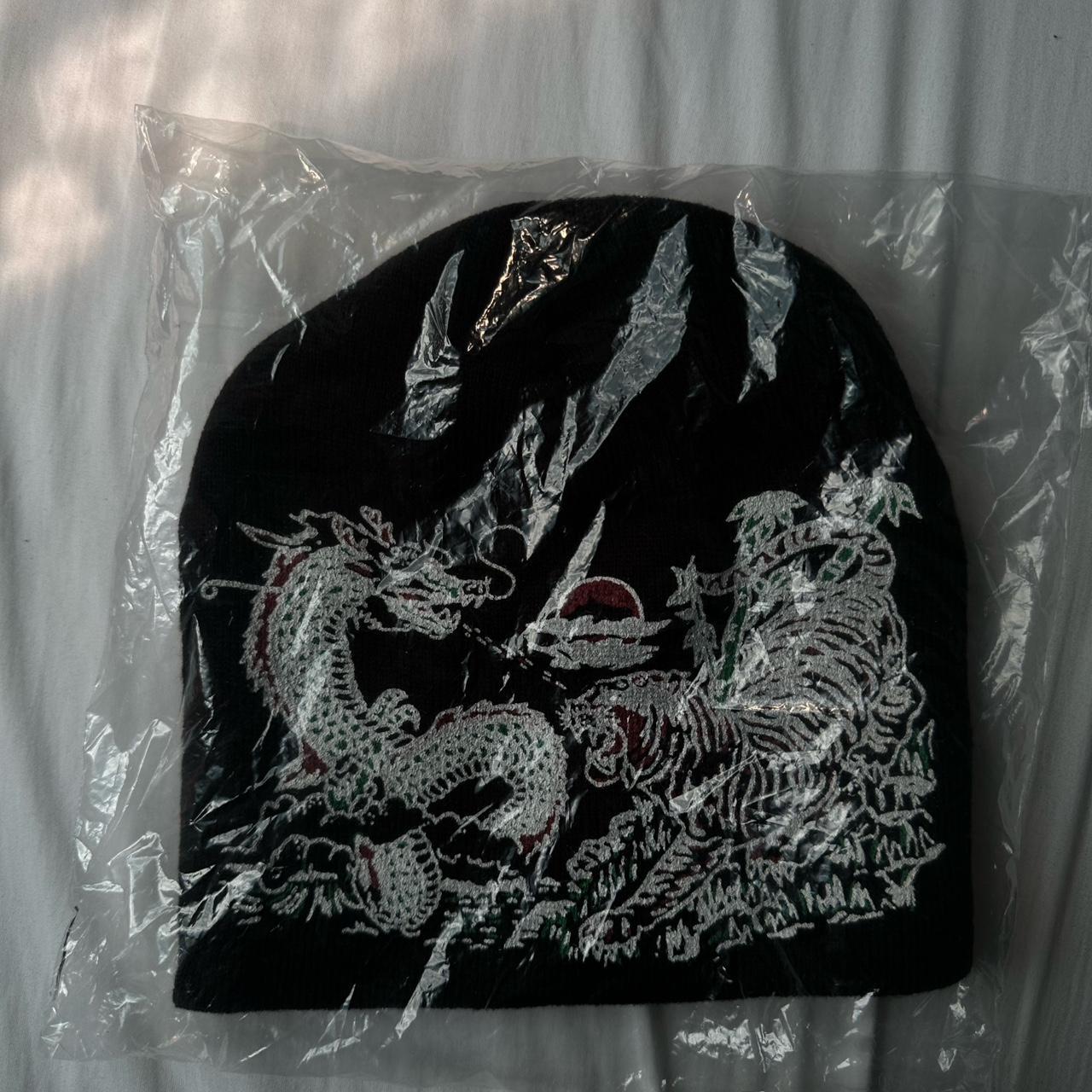 Black Supreme Dragon Beanie Brand New From... - Depop