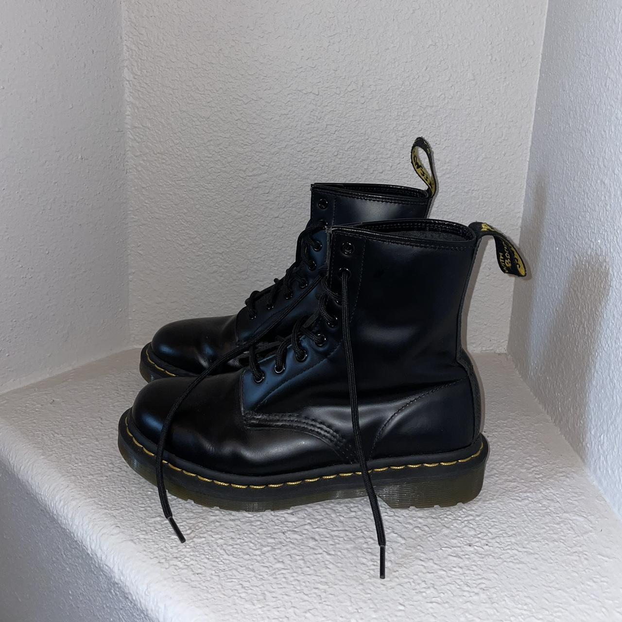 doc martens orange boots