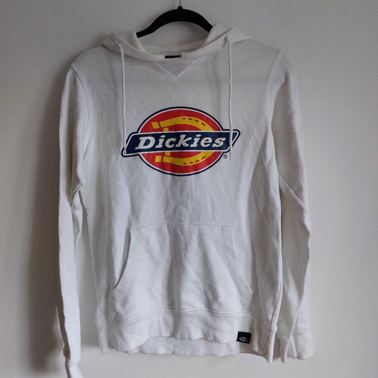 White Dickies hoodie in a Mens XXS. 🛠 Only worn a... - Depop