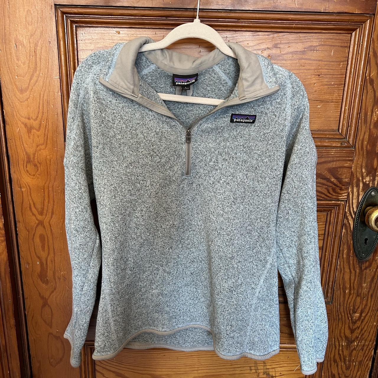 Blue grey Patagonia quarter zip Worn once and is a