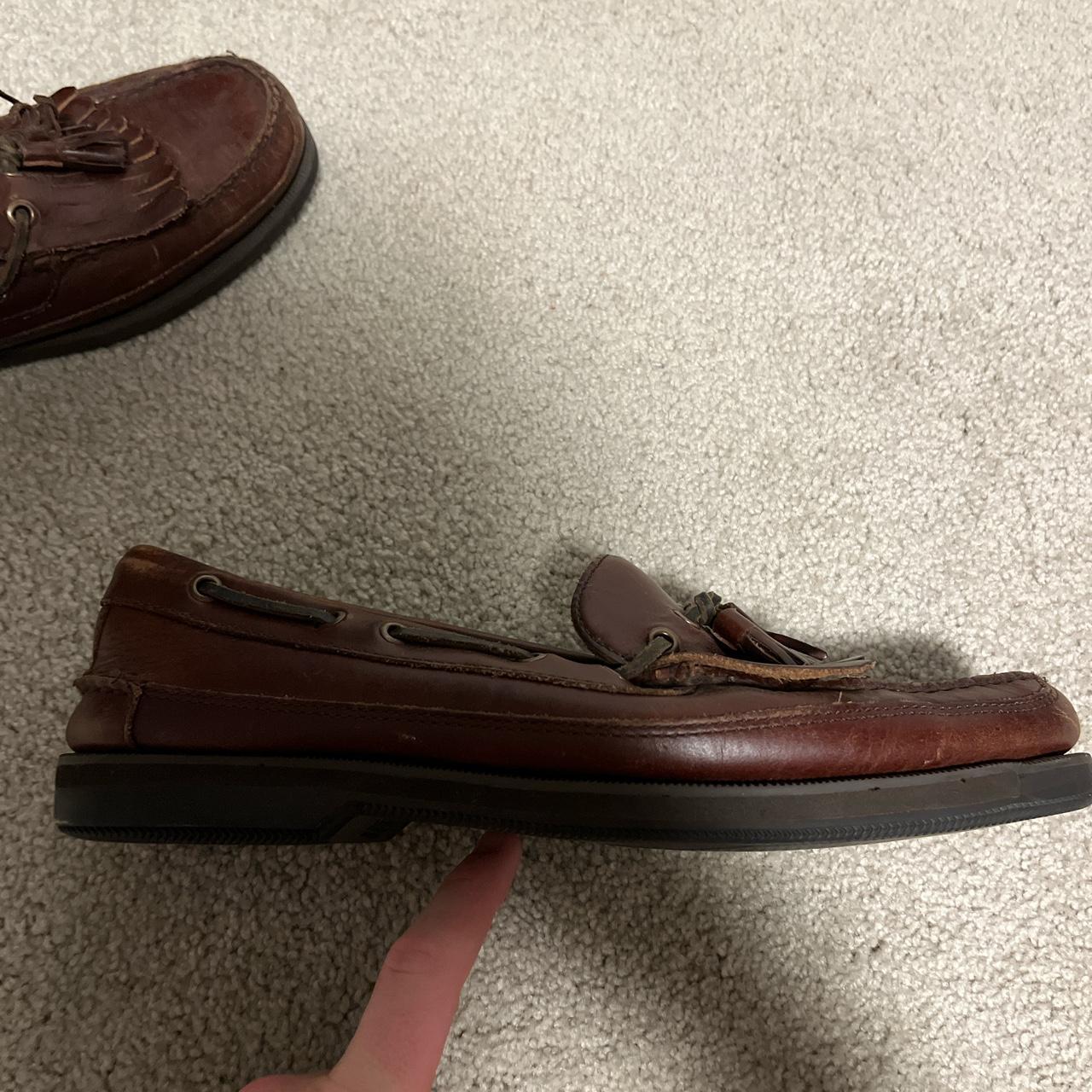 Bass Tassel Boat Shoes Size 12 Mens Depop