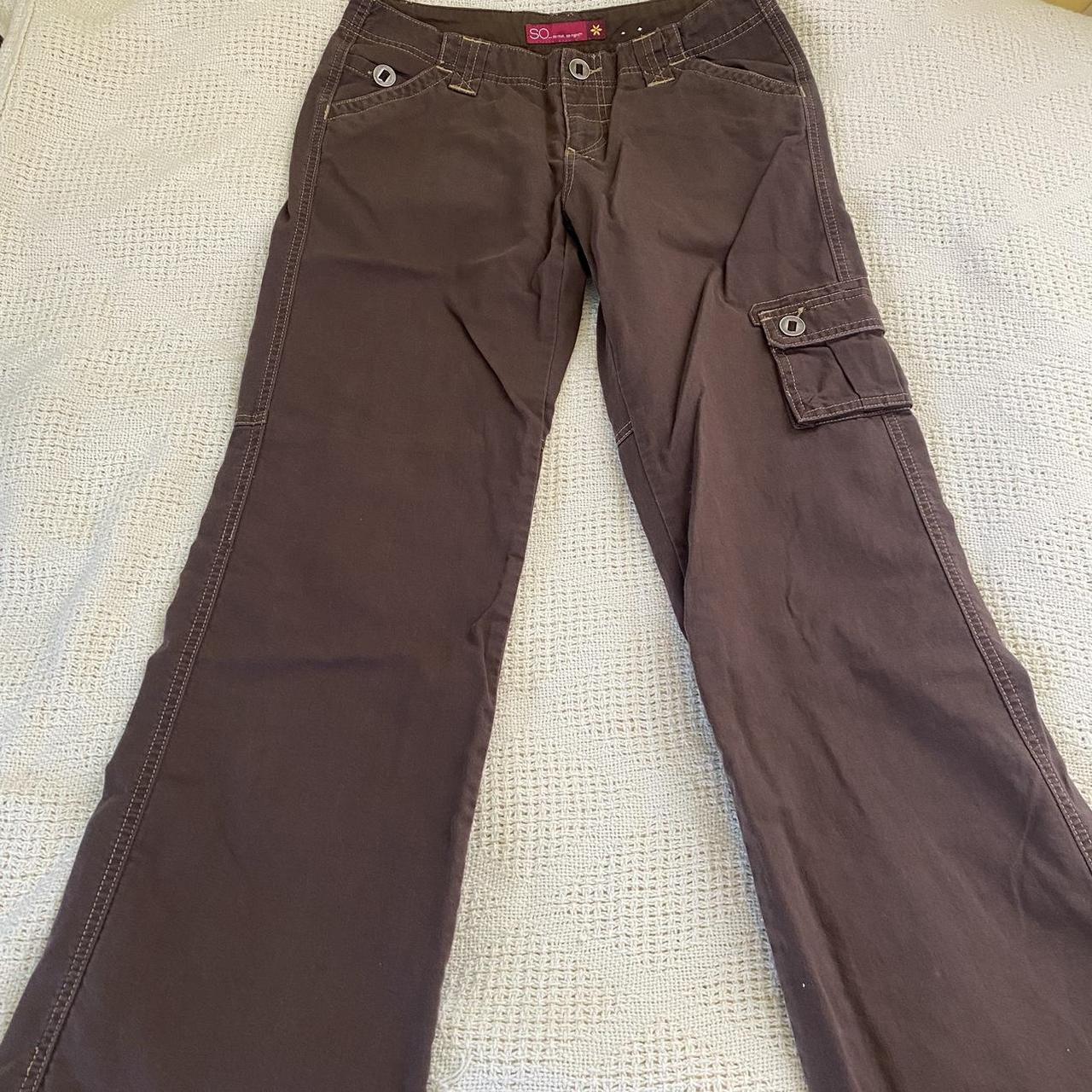 Vintage brown cargo pants Size 5 Tagged urban... - Depop