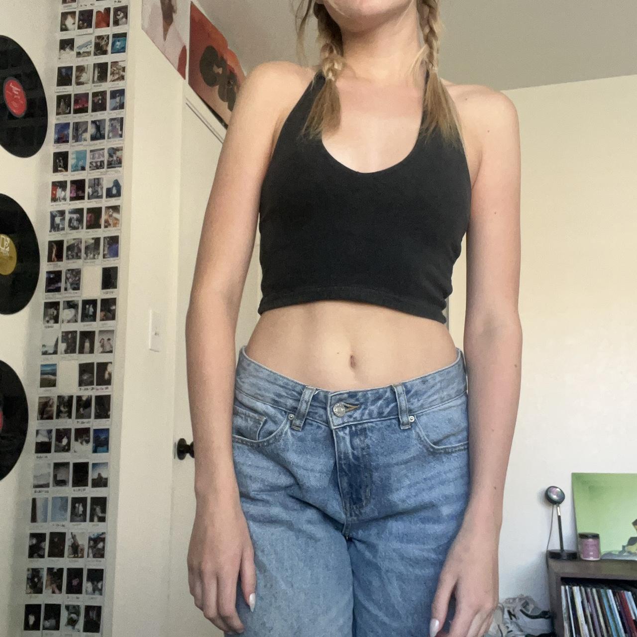 Brandy melville halter top 🖤 def a staple item... Depop