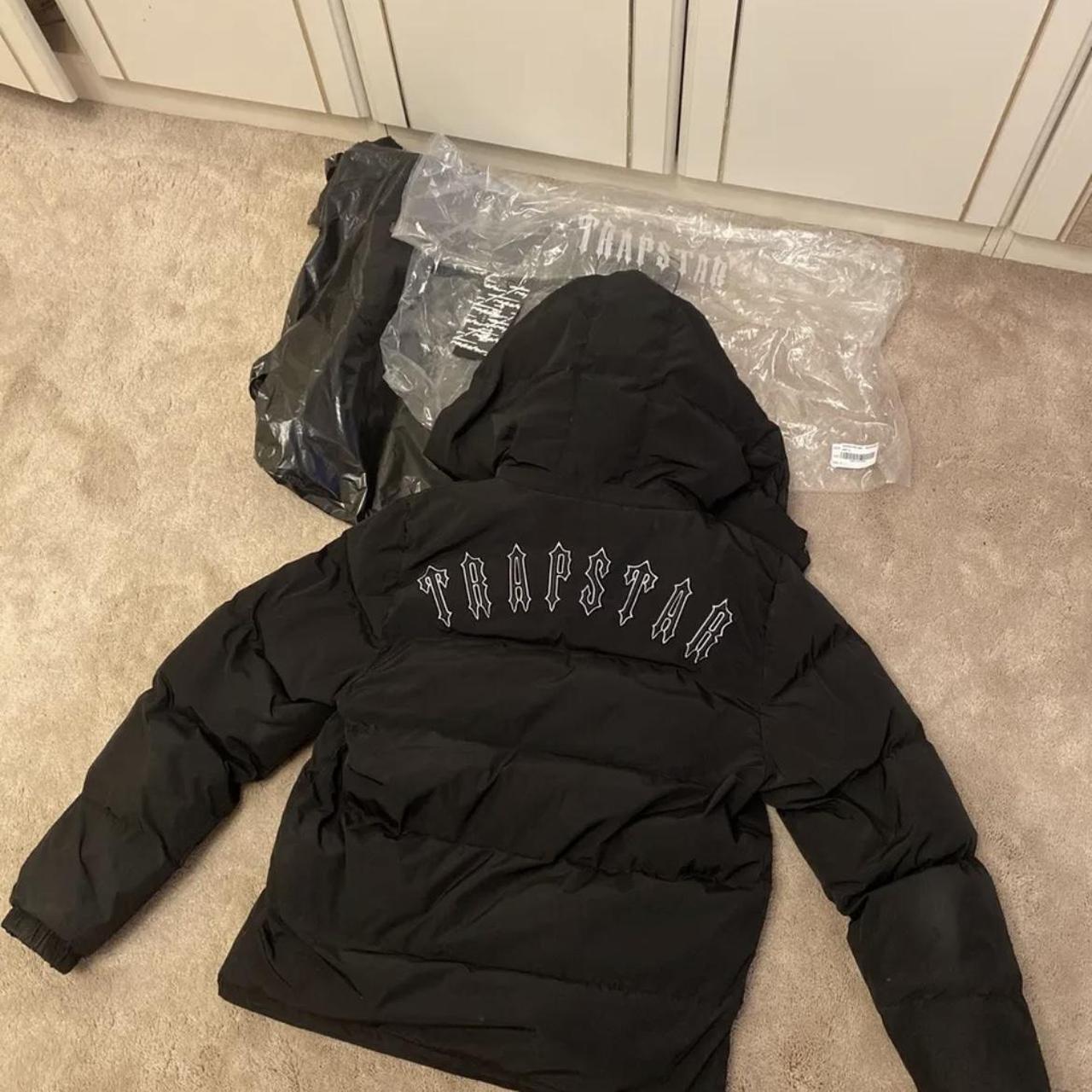 Trapstar Men's Black Coat | Depop