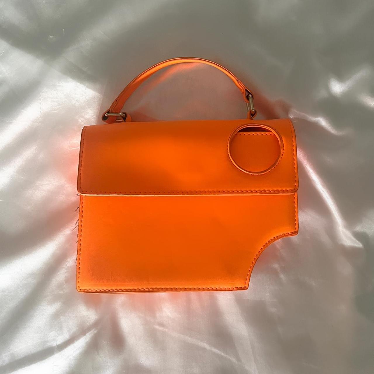 Neon cheap orange purse