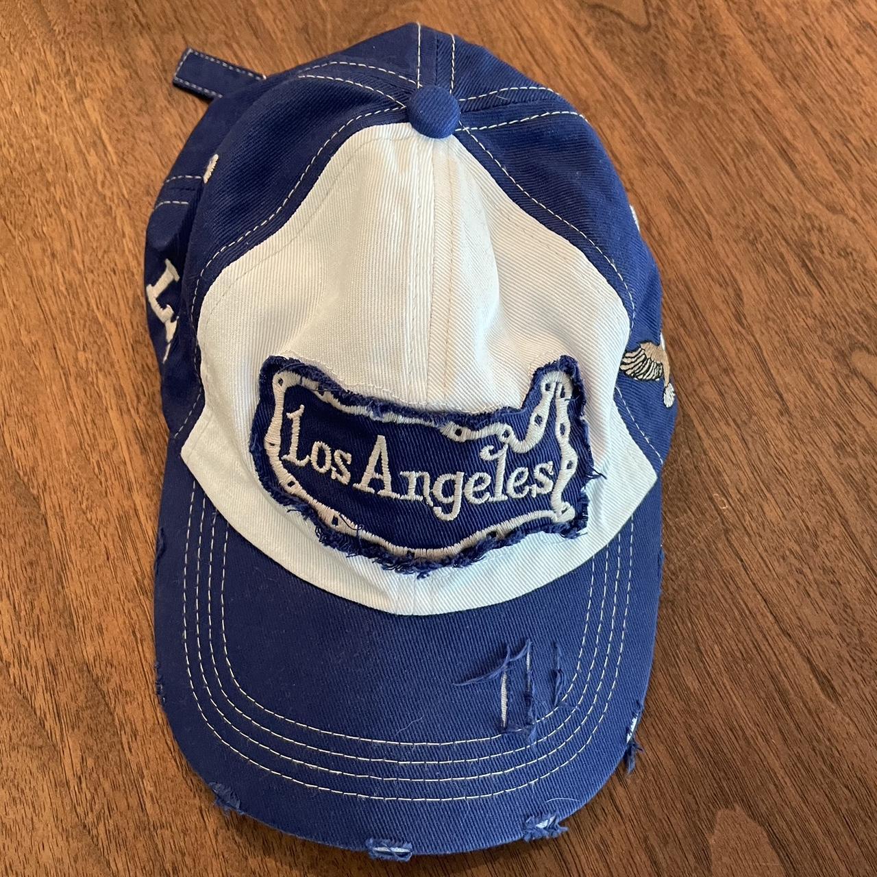Los Angeles dad hat Distressed Y2K,... Depop