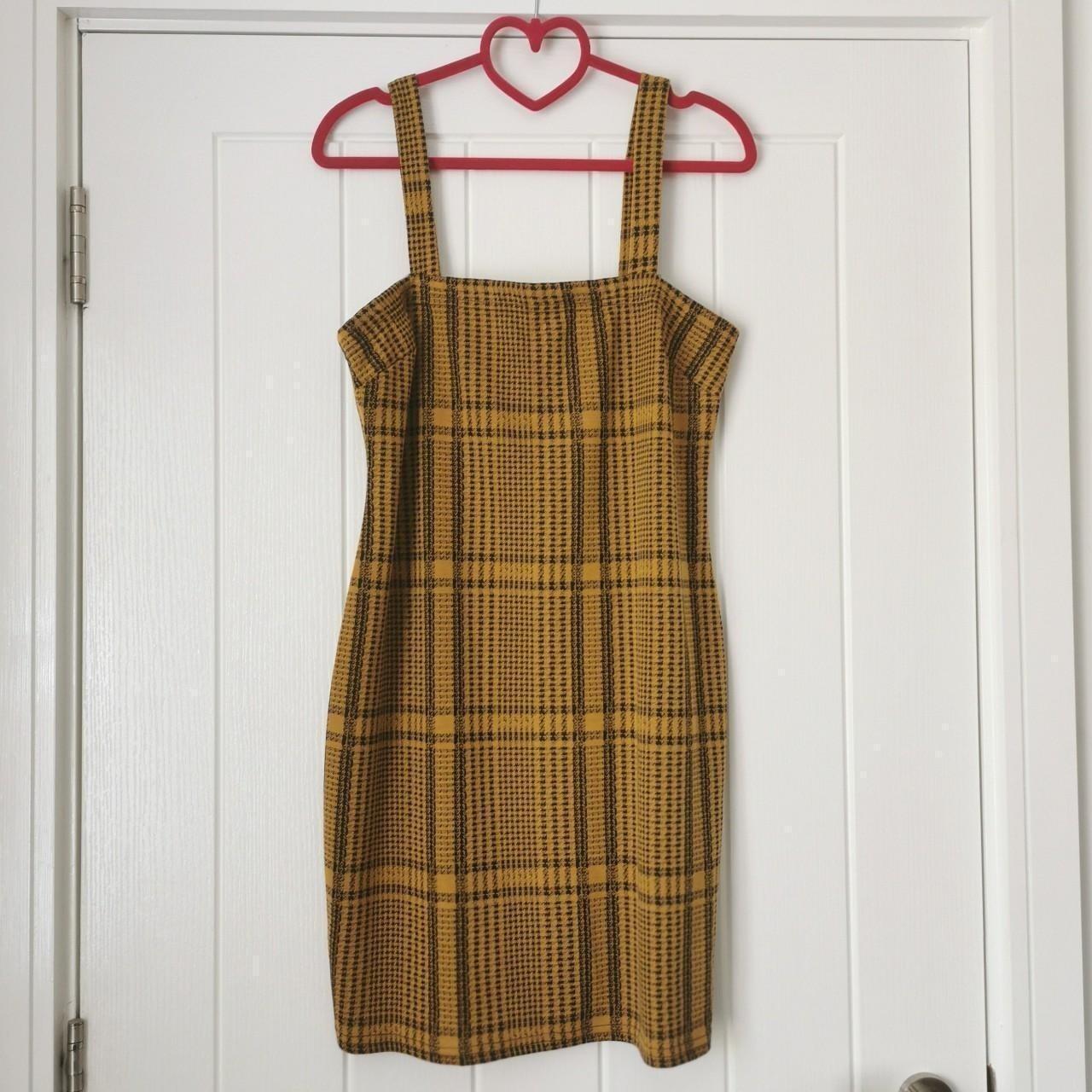 Primark Size 12 Pinafore Dress in Yellow