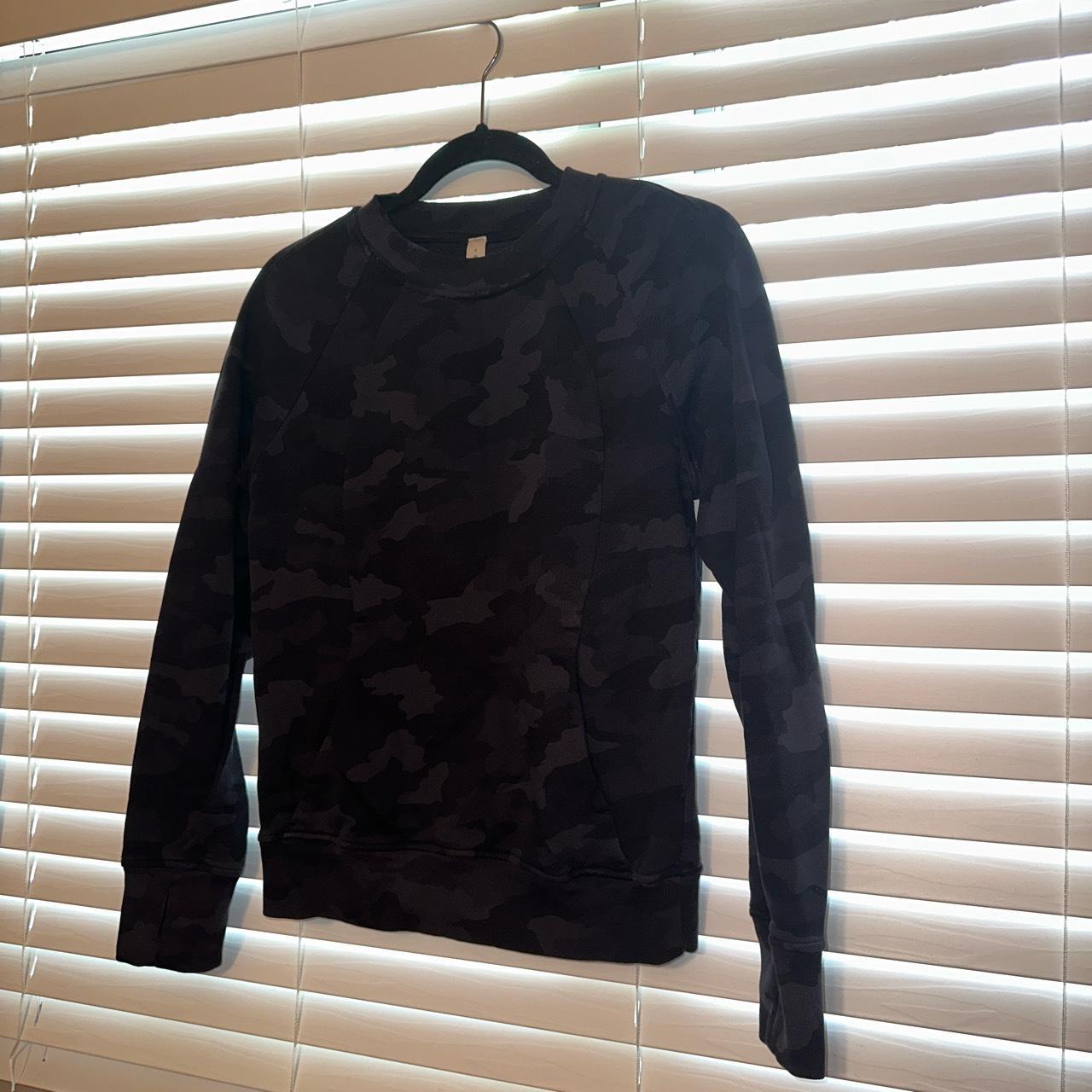 Camo Lululemon x Orangetheory pullover. Fitted with - Depop