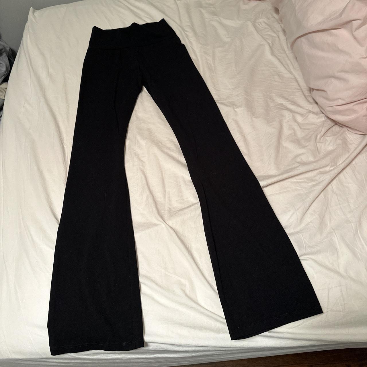 Brandy Melville women’s flared leggings. One size,... - Depop