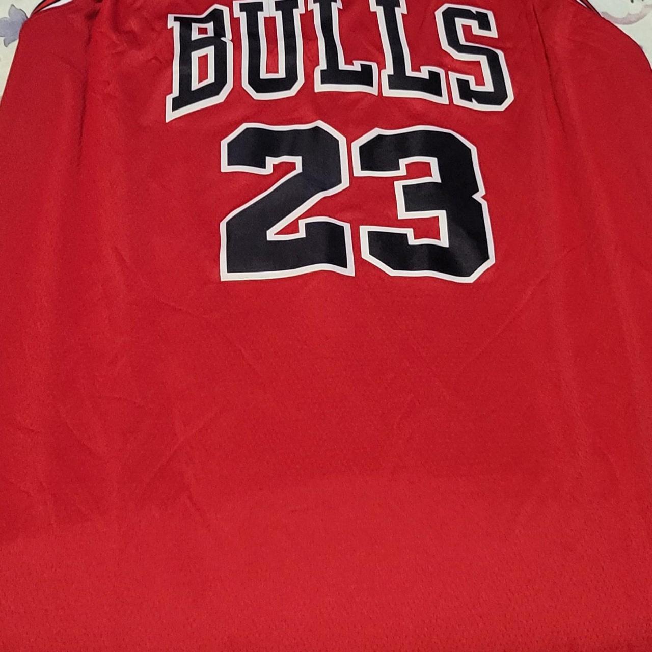 Mitchell & Ness Men's Top - Red - 4XL – 4x Jordan bull jersey made by Mitchell …