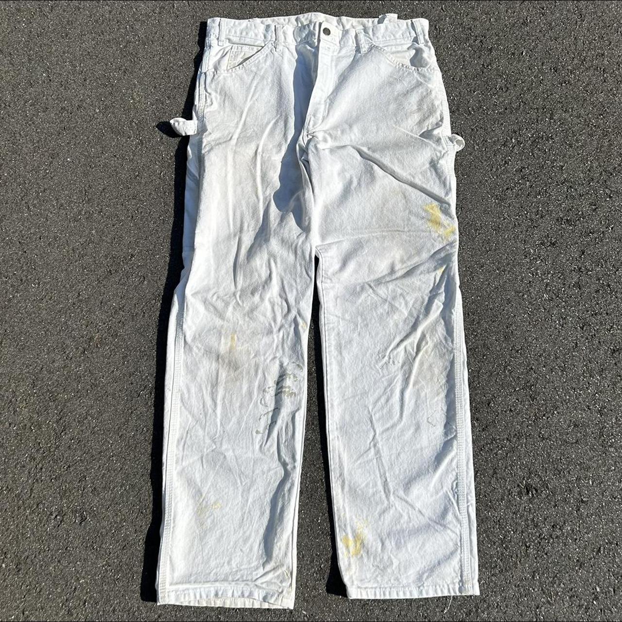 Dickies paint splattered carpenter pants 34 x... Depop