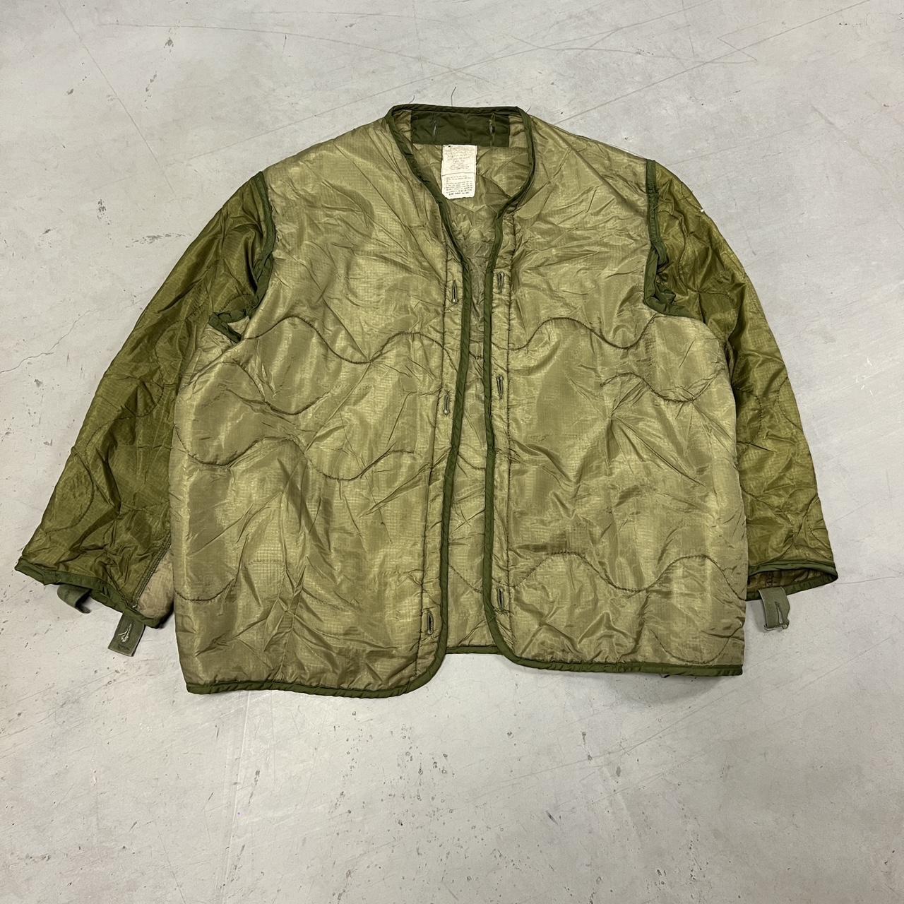 Vintage 90s Military Liner Jacket Unlucky Vintage... - Depop