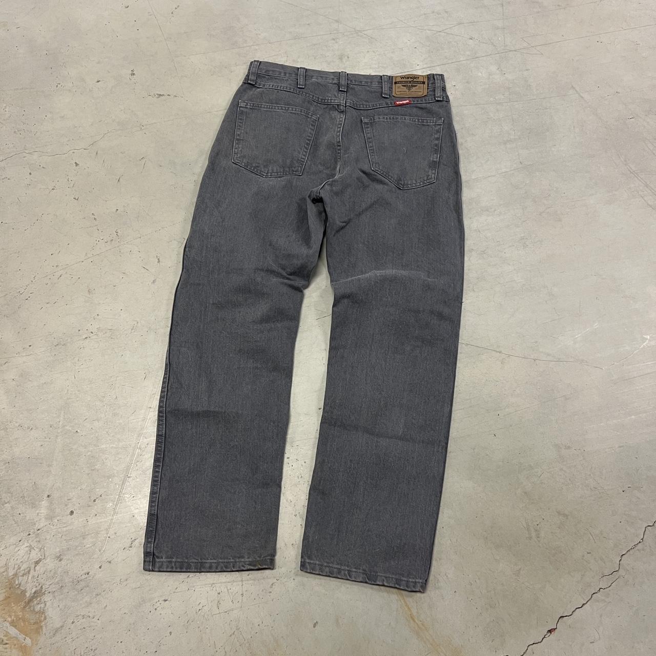 Men's Grey and Silver Jeans | Depop