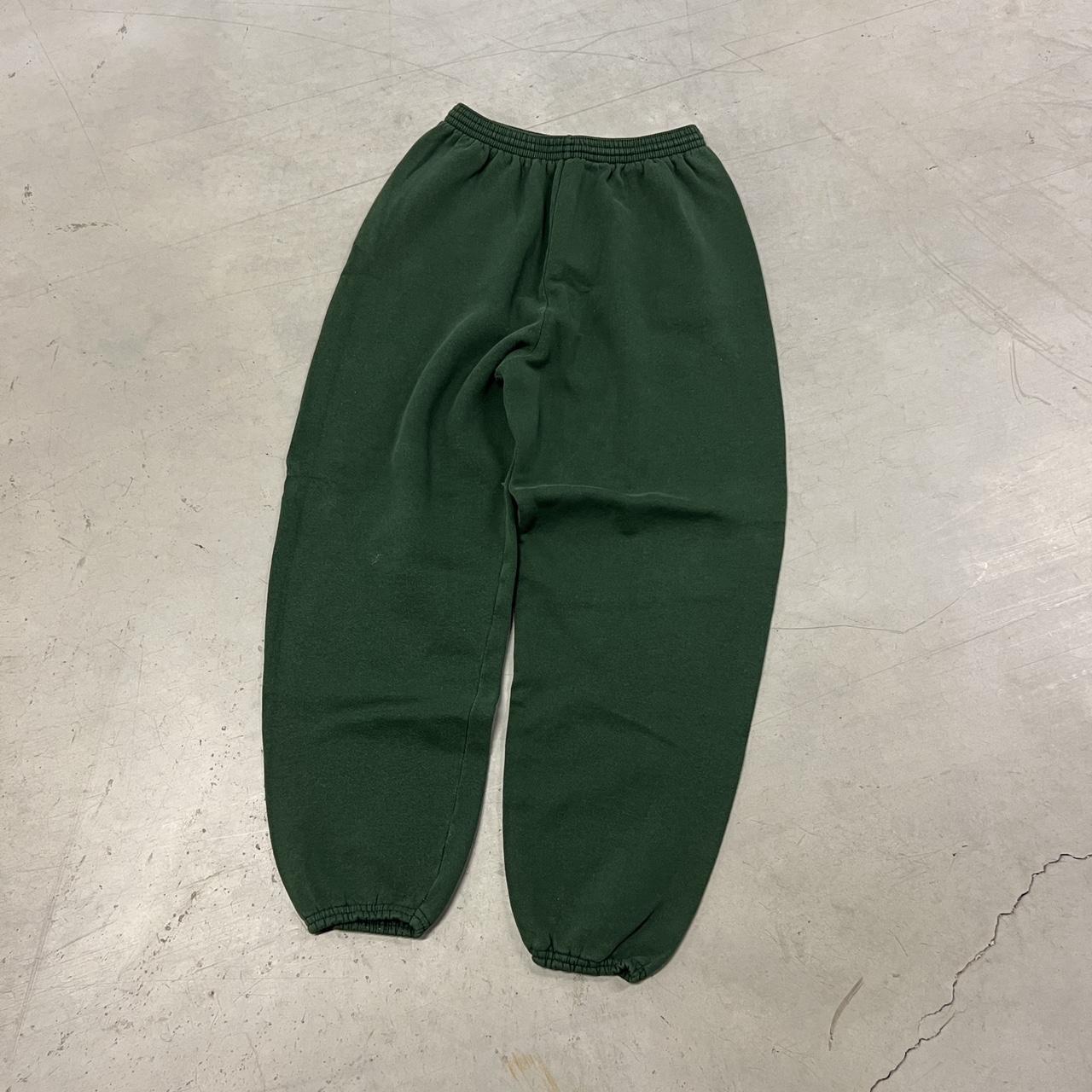 Russell Athletic Men's Green and Khaki Joggerstracksuits Depop