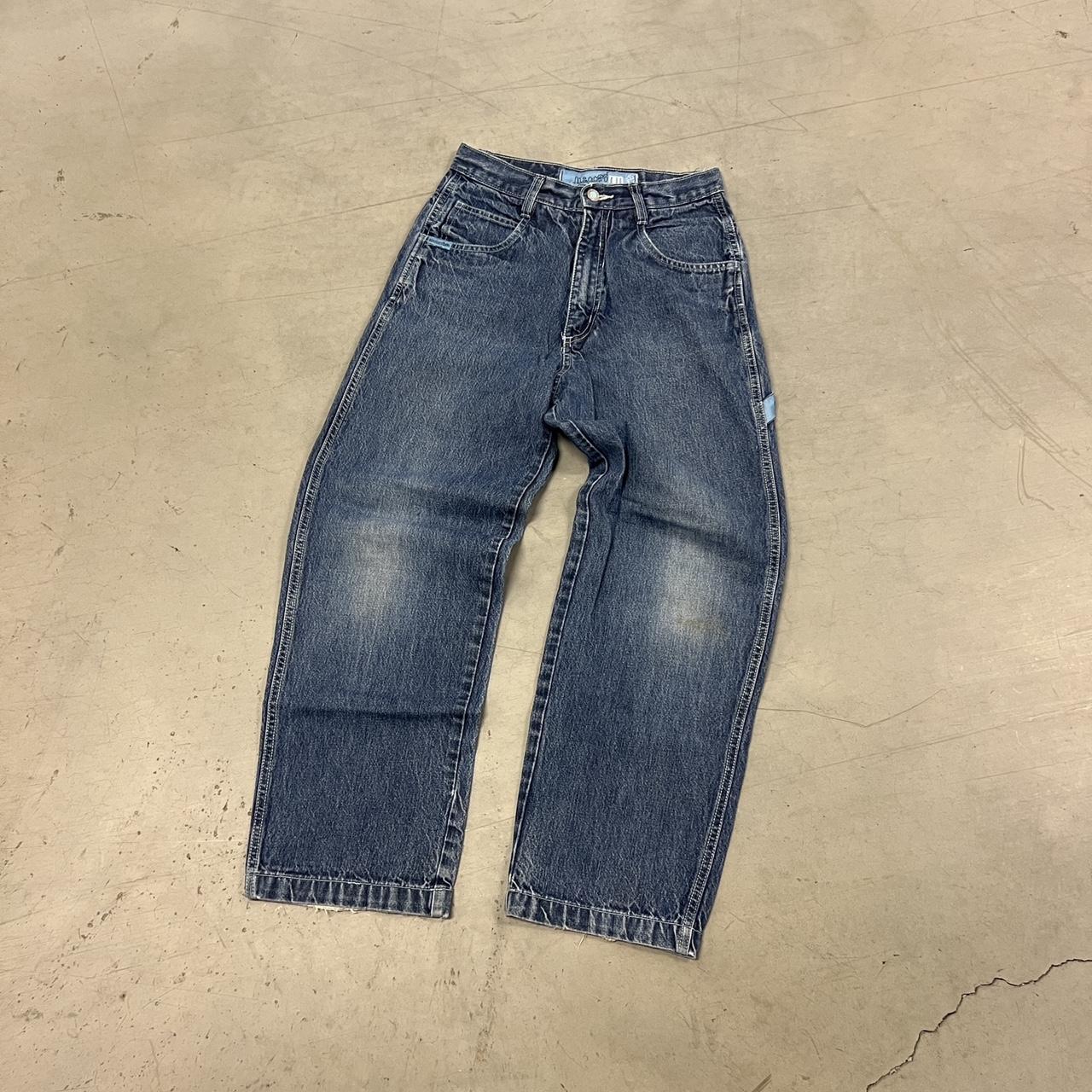 Women's Blue and Navy Jeans | Depop