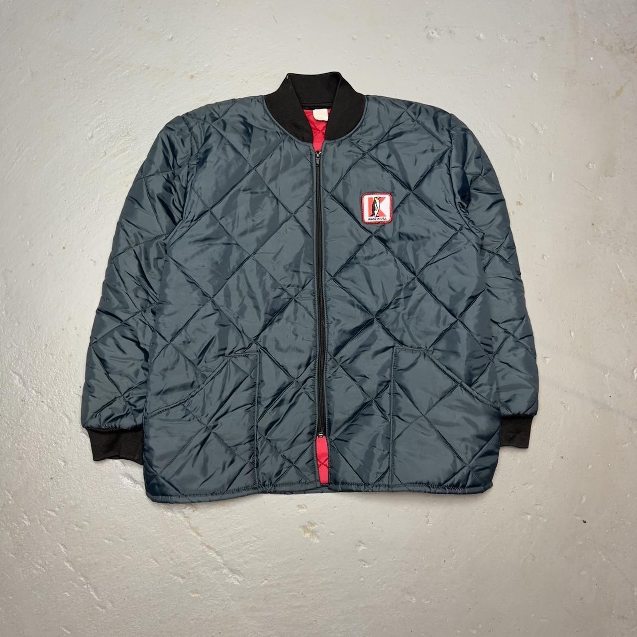 Vintage 90s Quilt Liner Style Jacket Unlucky... - Depop