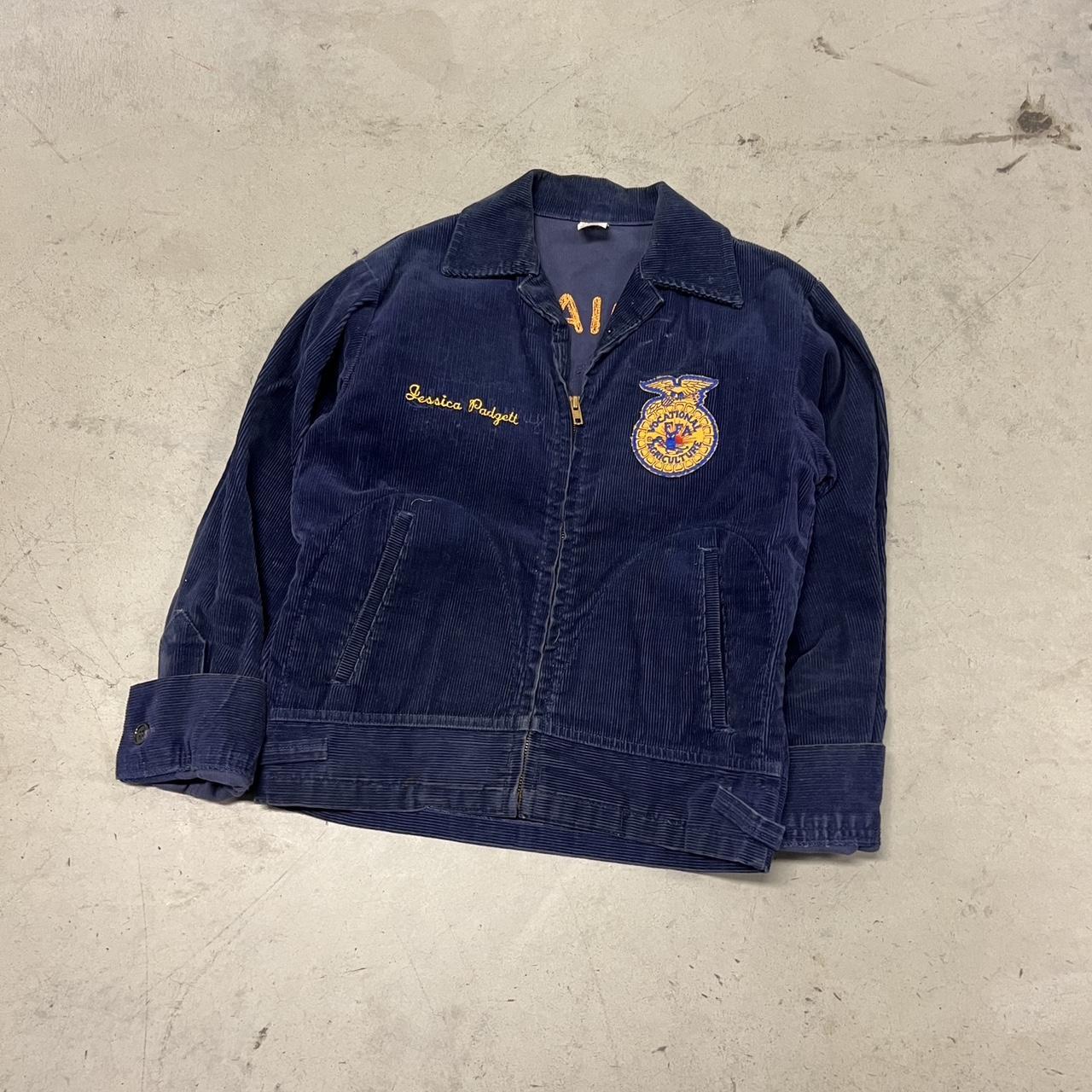 Vintage 60s-70s Corduroy FFA Jacket Fits women's... - Depop