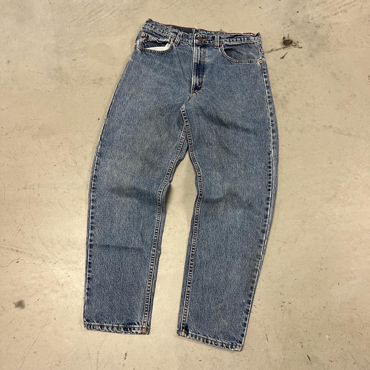 Vintage 90s Levi’s 550 Baggy Jeans 32x30 -About... - Depop