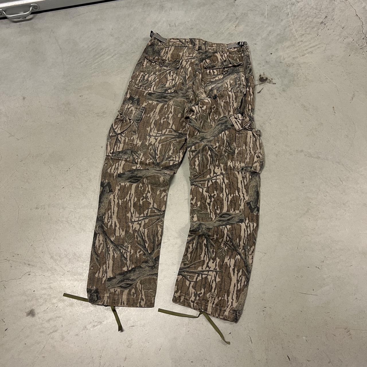 Vintage 90s Camo Real Tree Cargo Pants 30x30 -About... - Depop