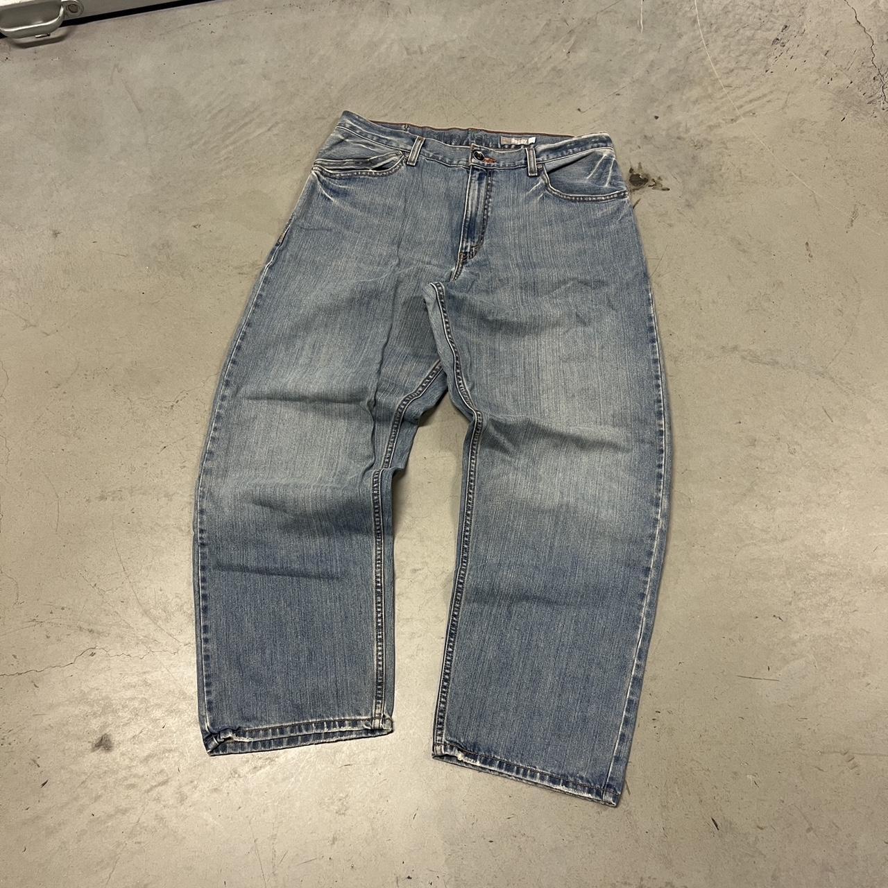 Vintage y2k Silvertab Baggy Light Wash... - Depop