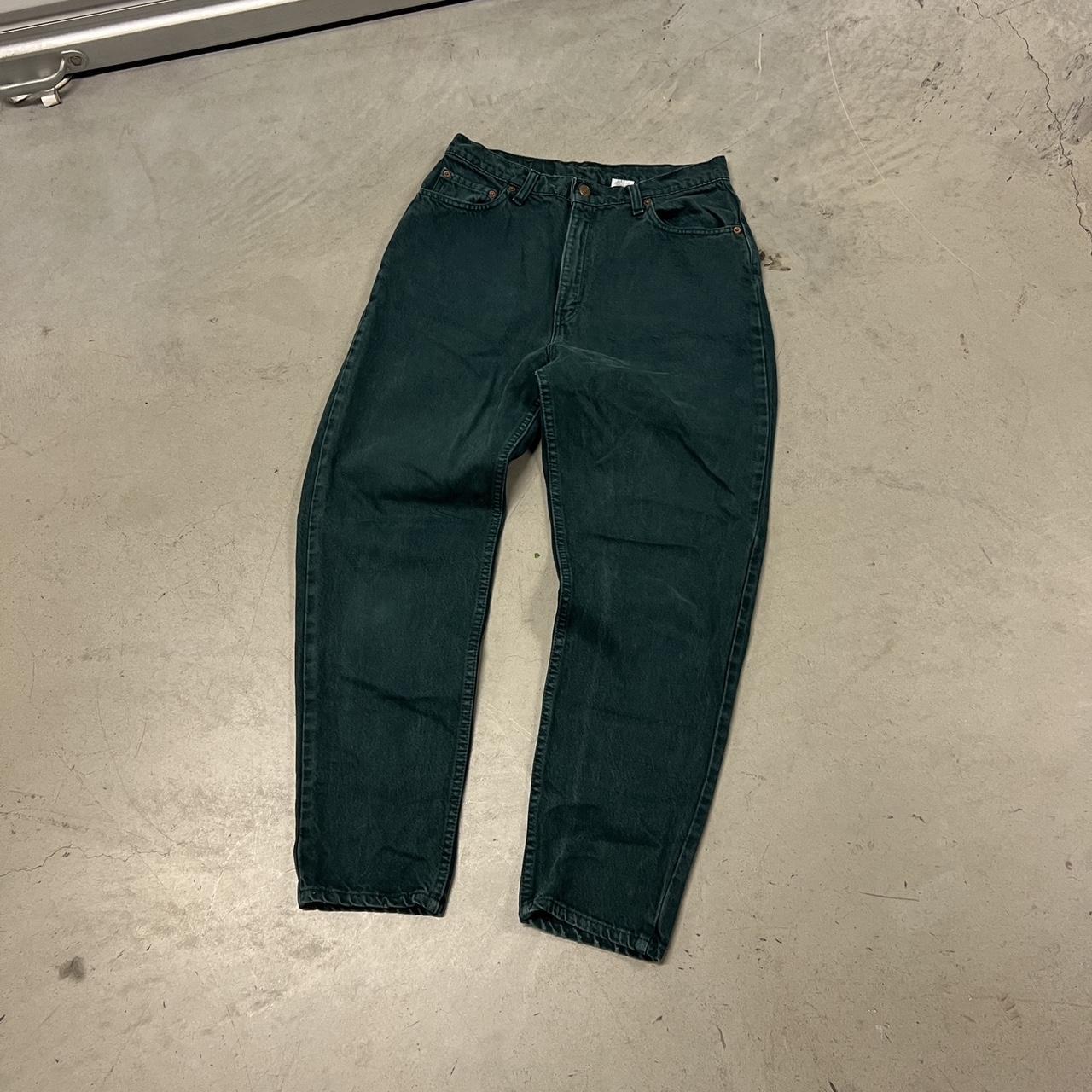 Vintage Y2K Levi’s Earth Tone Forest Green Jeans... - Depop