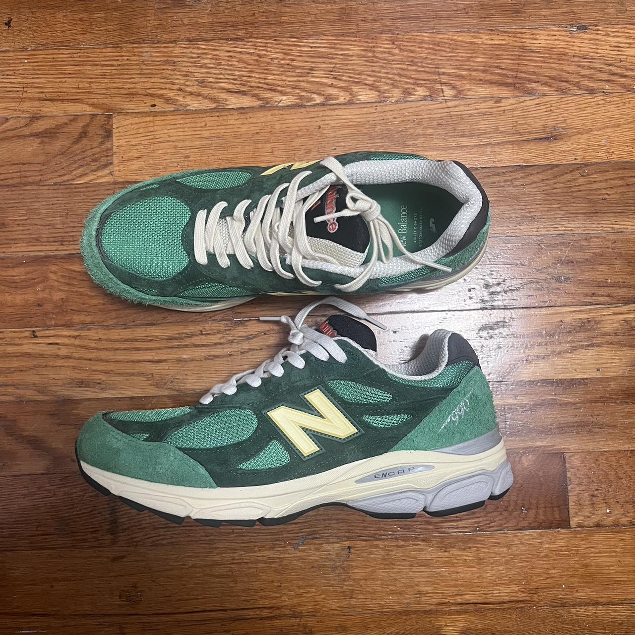 New Balance 990v3 Teddy Santis “Green Gold” Sz... - Depop