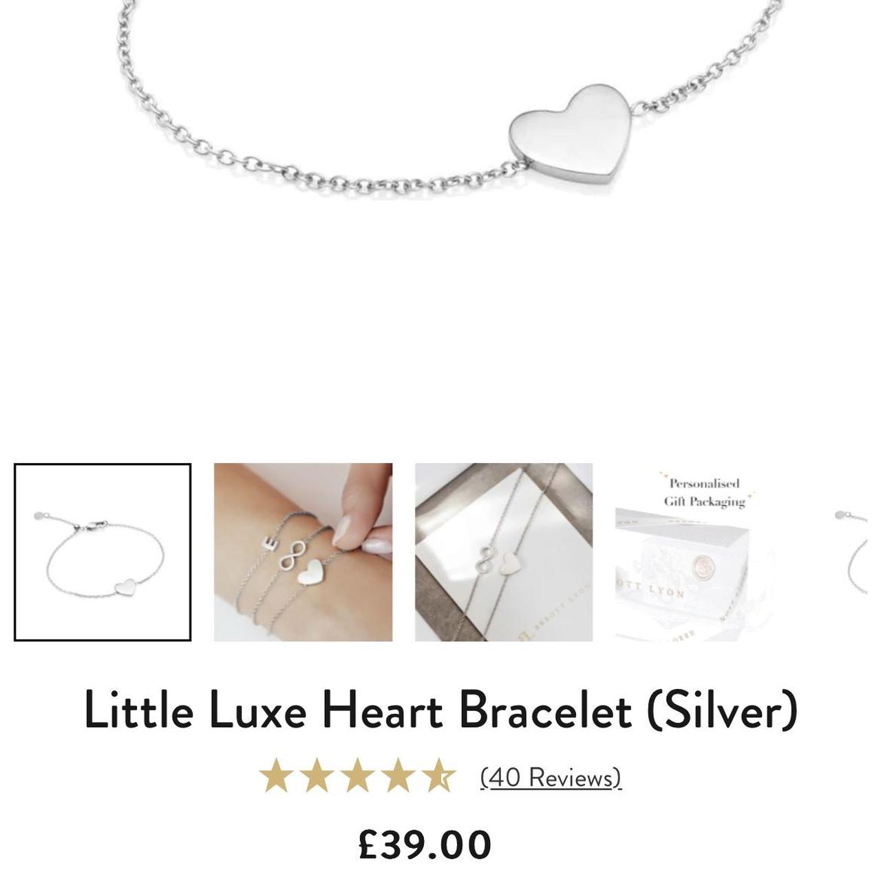 Little Luxe Heart Bracelet (Silver)