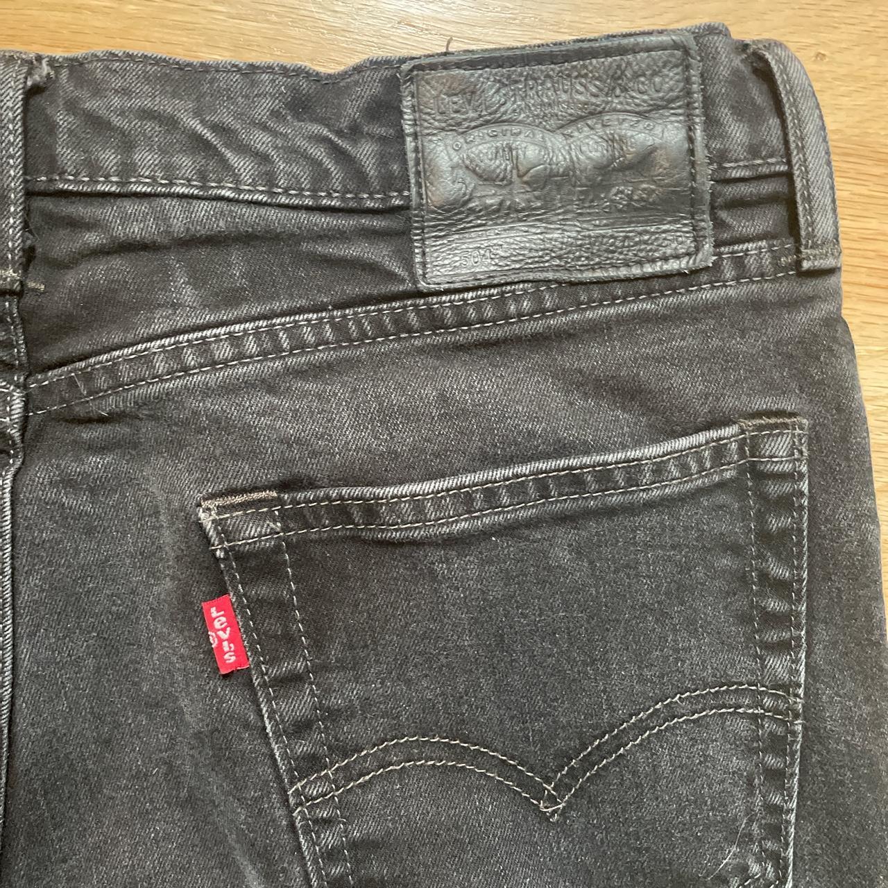 Levis 504 34x30 levis blackjeans jeans Depop