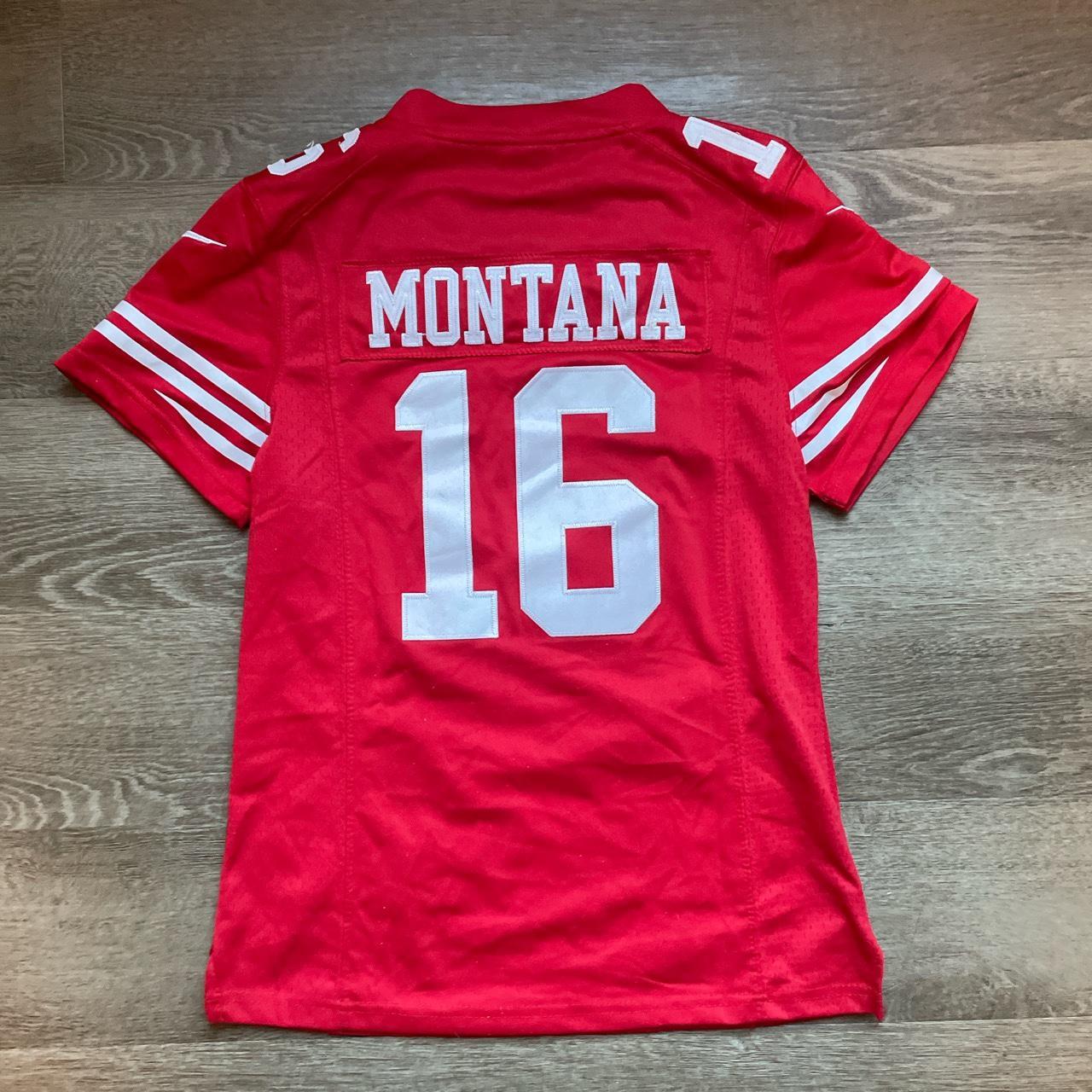 Joe Montana Jersey Vintage Jersey SF 49ers NFL - Depop