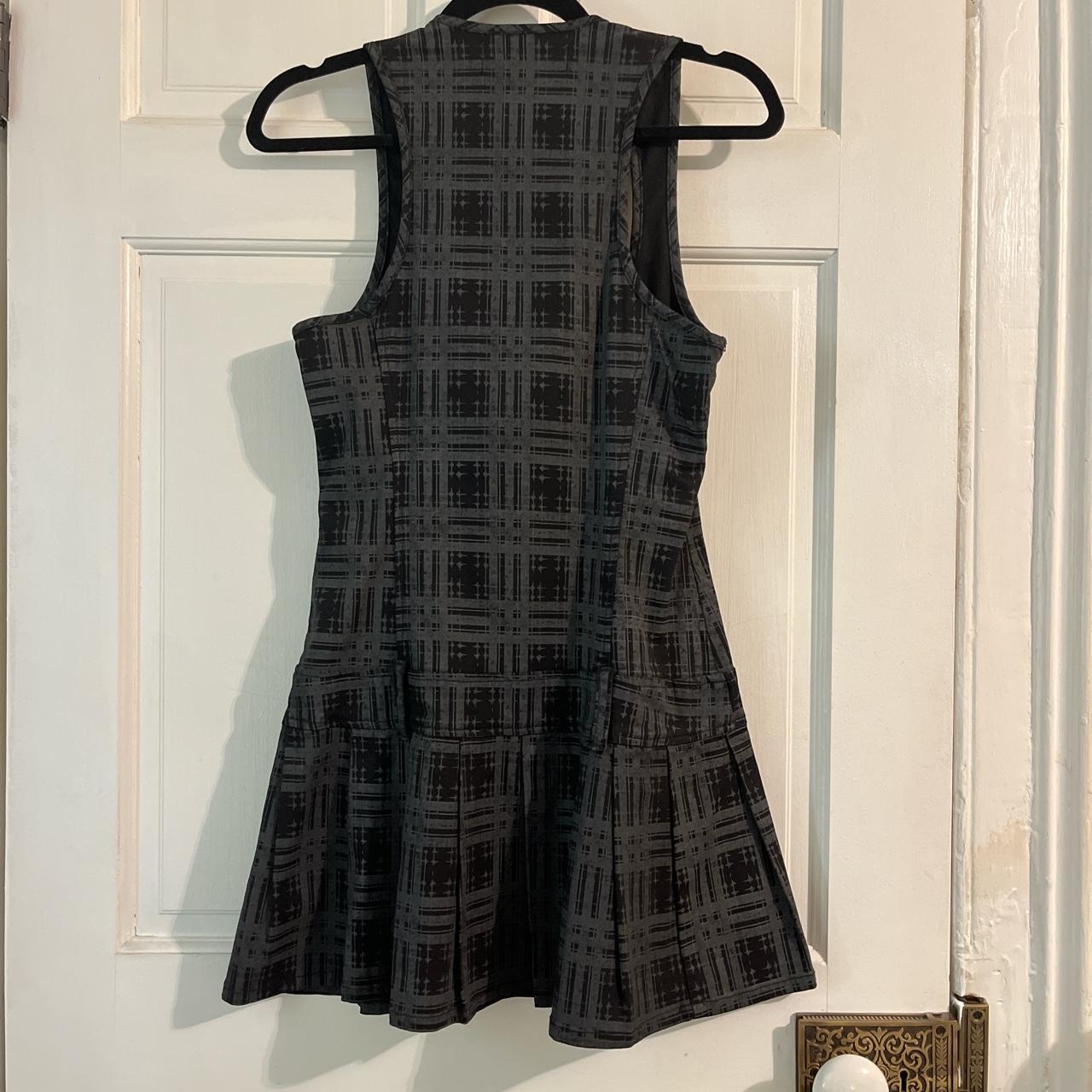 Lip Service Women's Black and Grey Dress | Depop