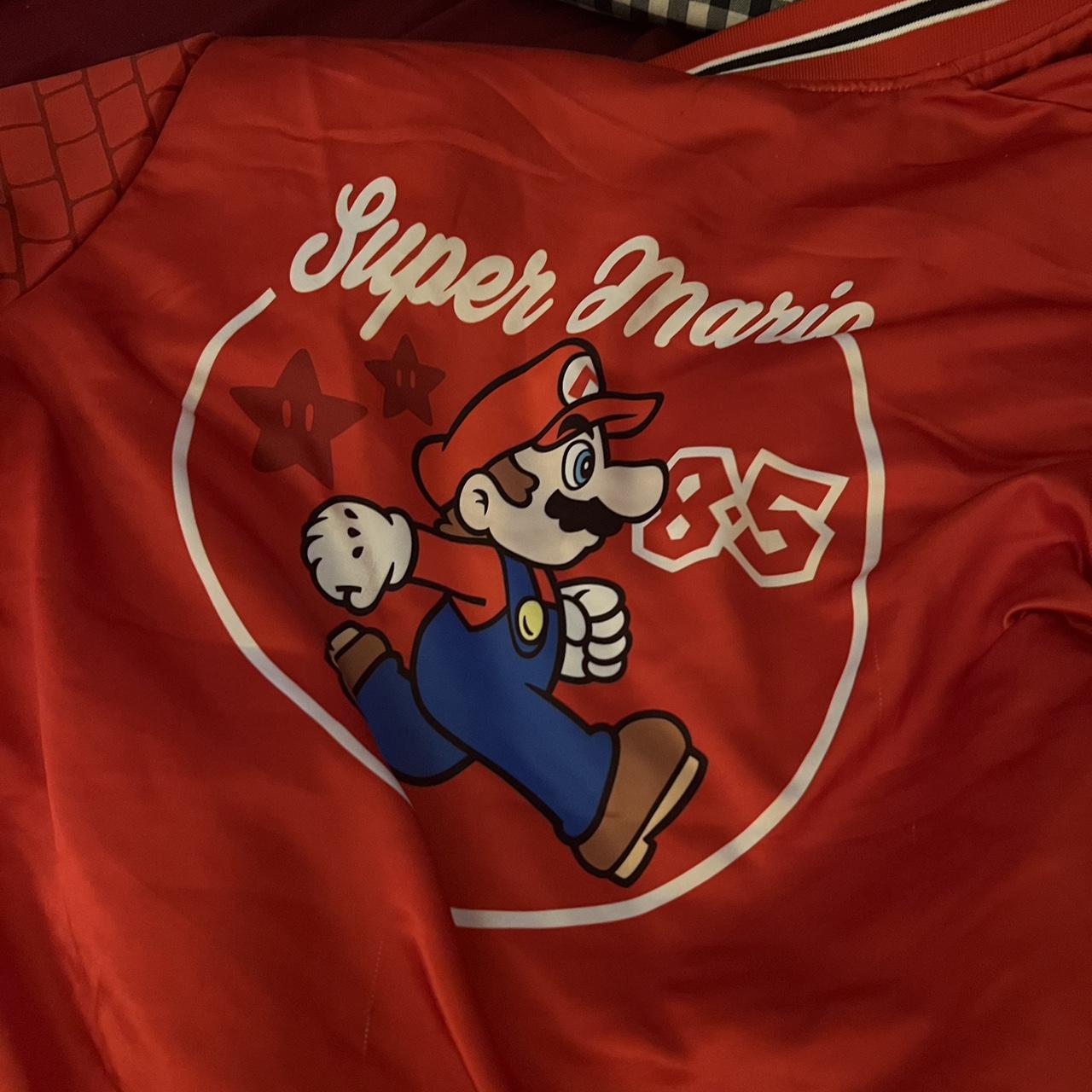 Size Small Mario X Blackmilk Bomber Jacket. Never... - Depop