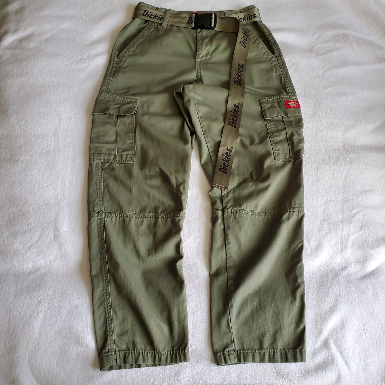 29R Army/Dark Green Dickies Cargo Joggers small - Depop