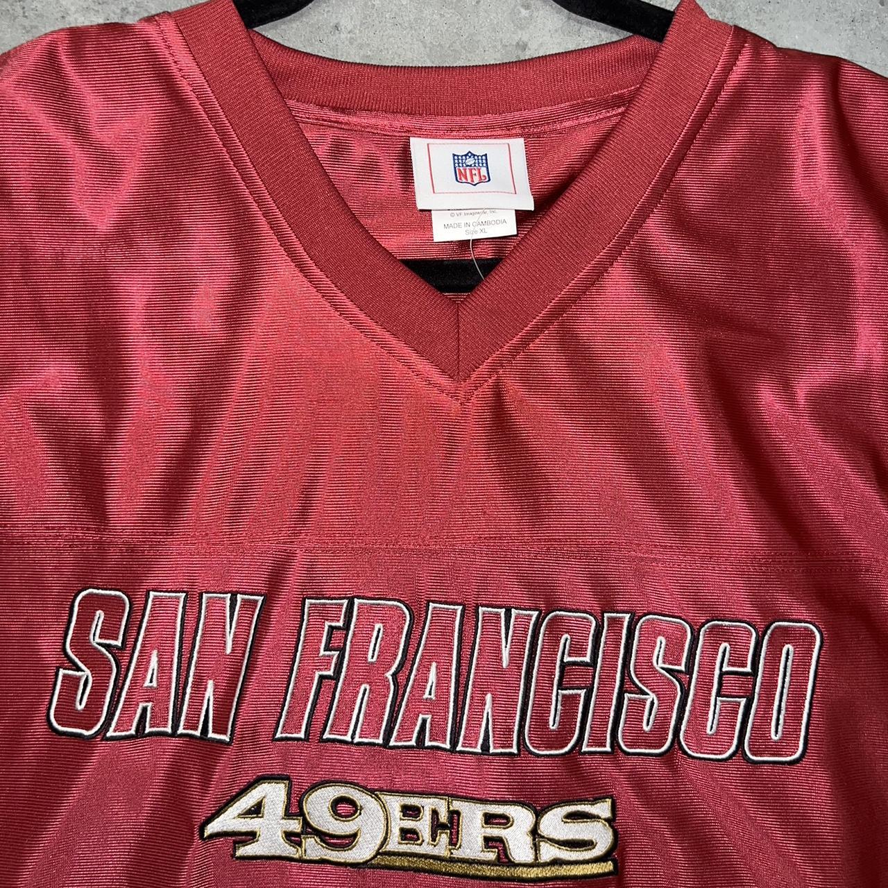 Official NFL San Francisco 49ers Red Jersey Youth - Depop