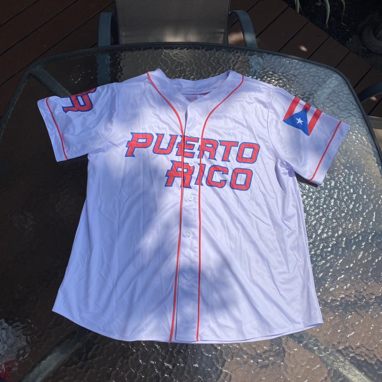 New XL Roberto Clemente Puerto Rico Jersey - Depop