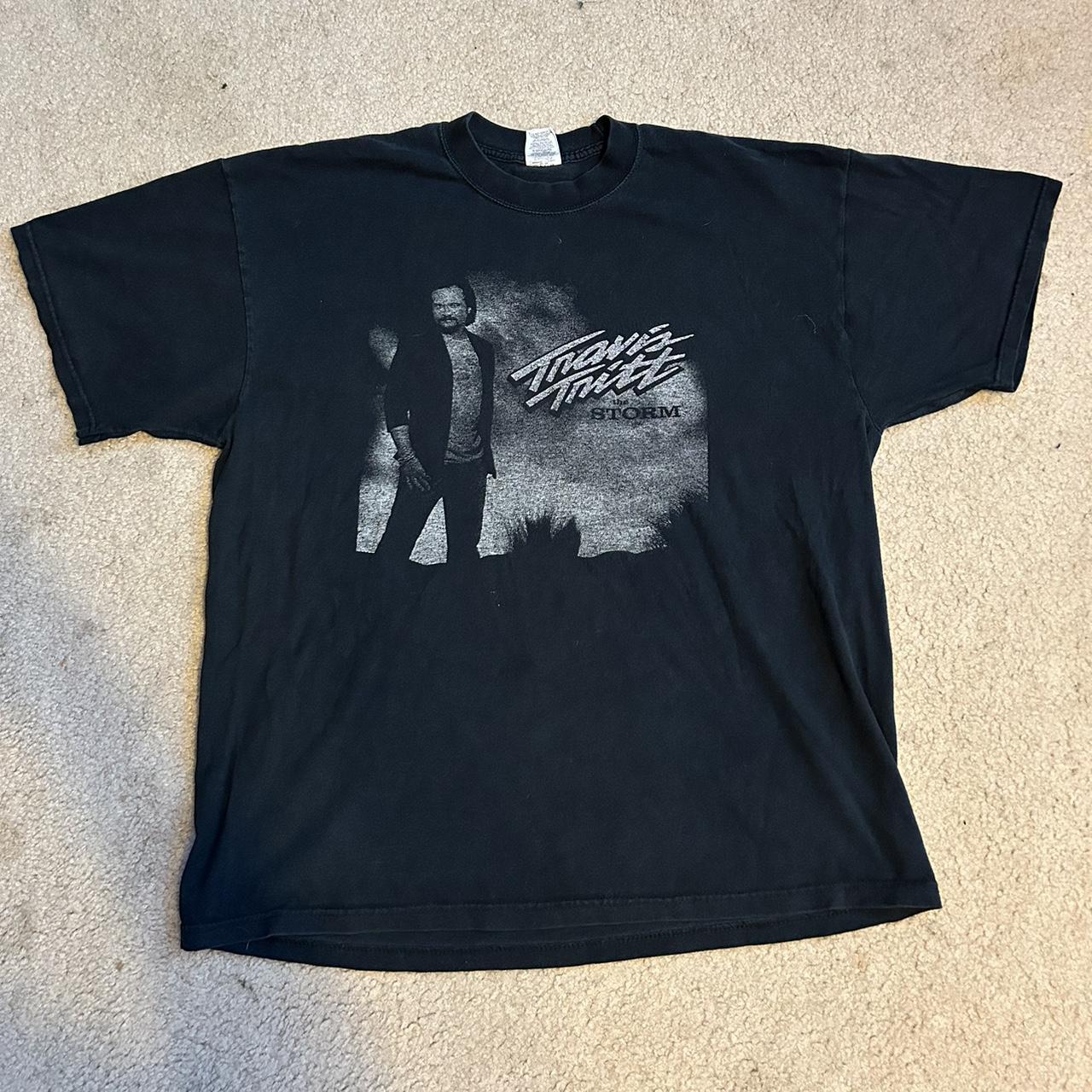 Vintage Travis Tritt The Storm Shirt From 2007 Size... - Depop