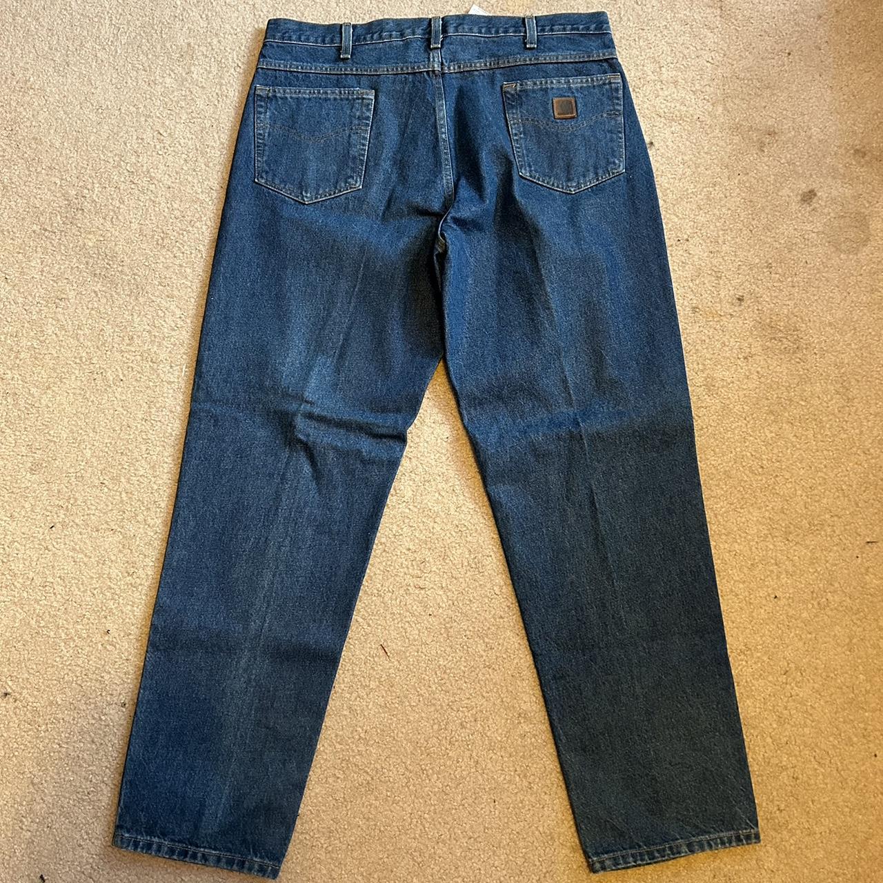 Vintage Carhartt Baggy Work Jeans Size 38/30 Great... - Depop
