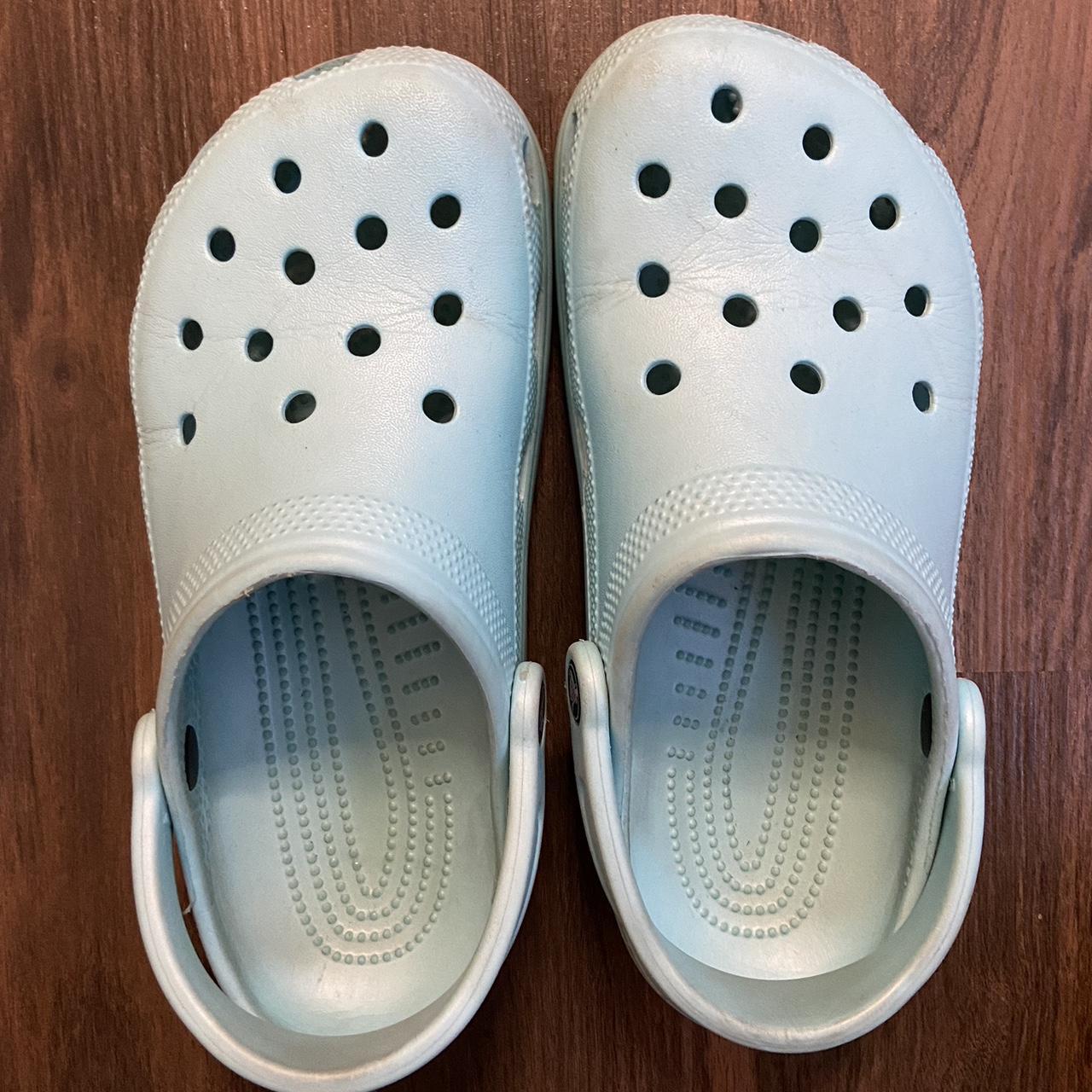 Light Blue Crocs Minor scuffs pictured Accepting... - Depop