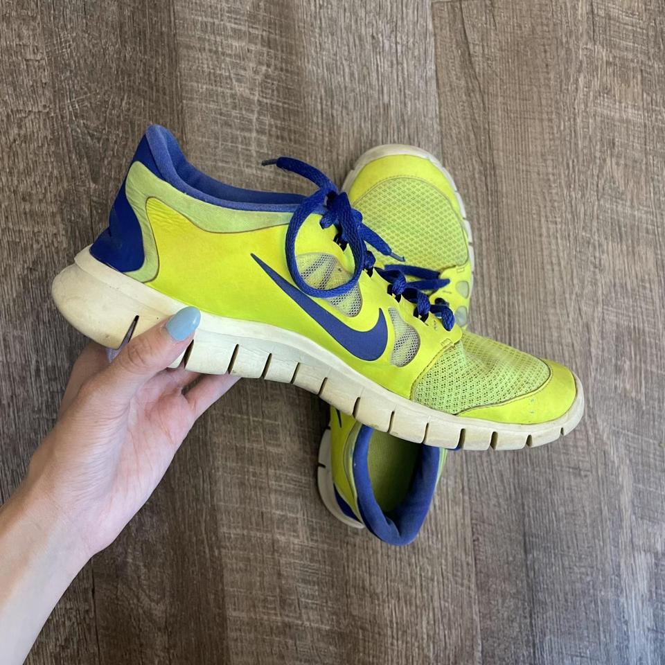 Nike Free 3.0 Neon Yellow Volt Training Running Depop