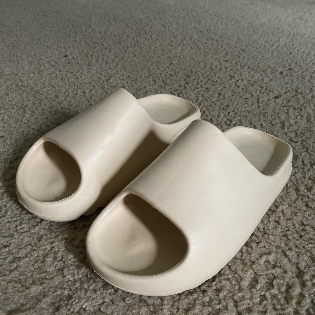 Beige slides Size 8 (Women’s) EUR40 No box Depop