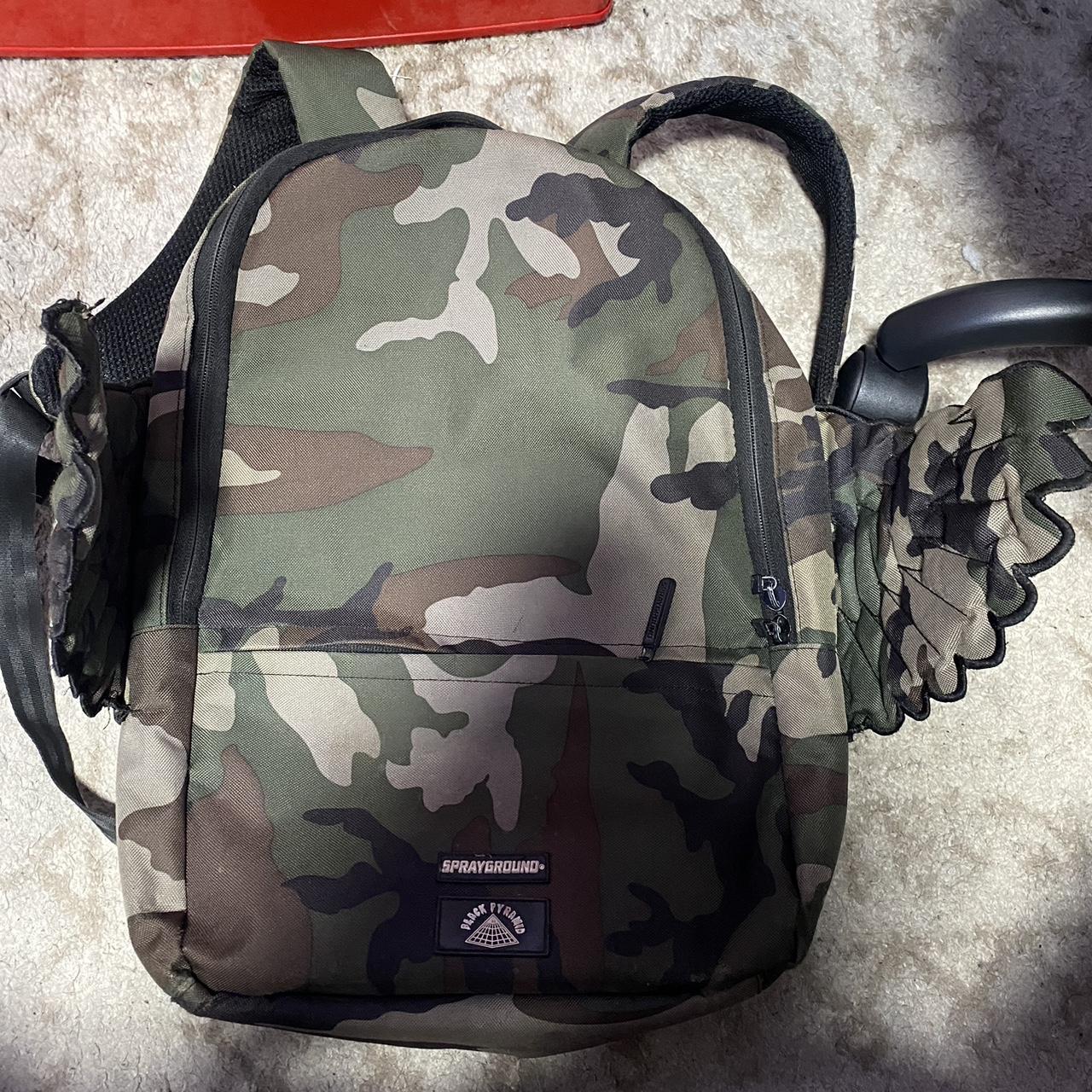 Vintage Black Pyramid X Sprayground collaboration... Depop