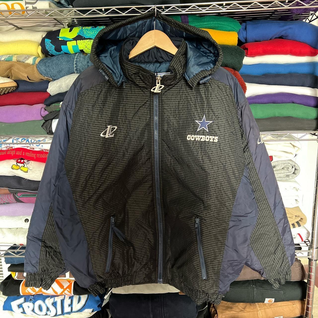 Logo Athletic Cowboys Blue/Grey Jacket – Deadstock