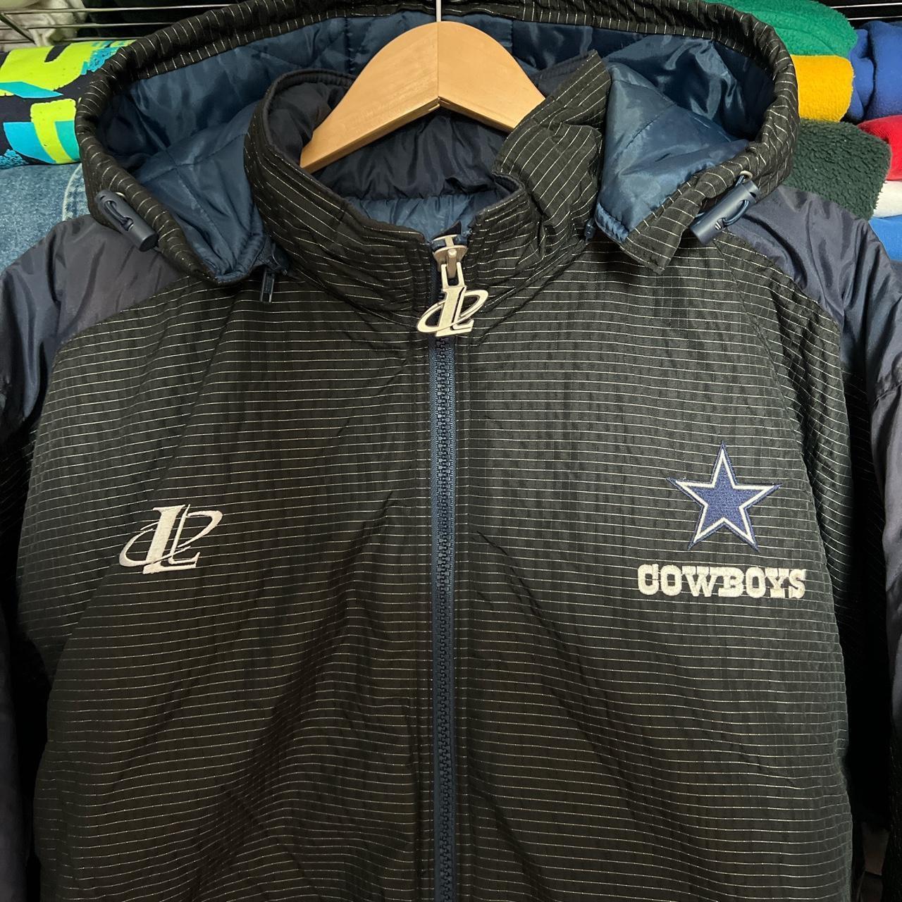 Logo Athletic Cowboys Blue/Grey Jacket – Deadstock