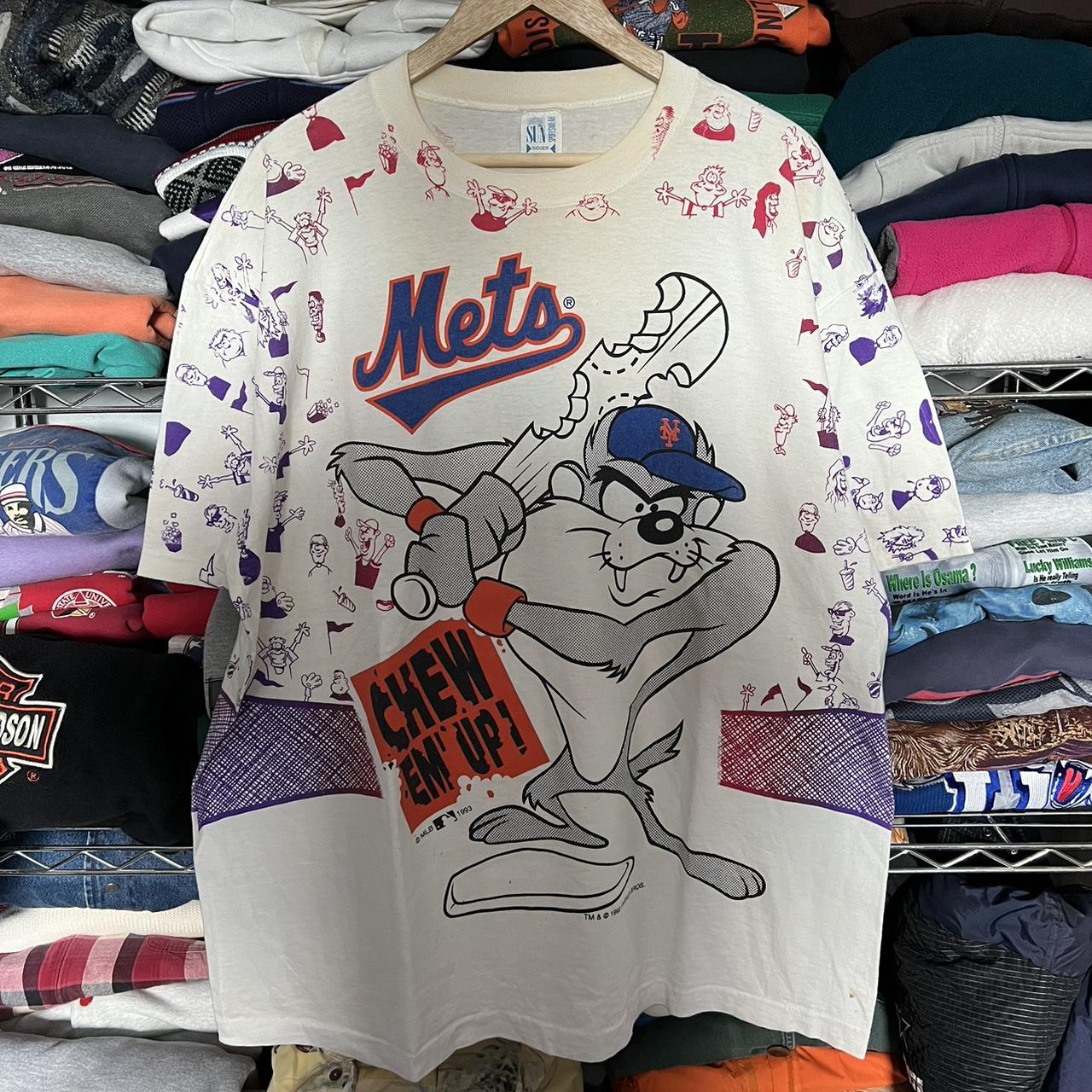 Vintage New York Mets shirt. Size mens small. Has - Depop