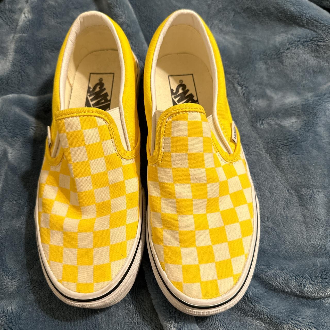 Yellow gingham sale vans