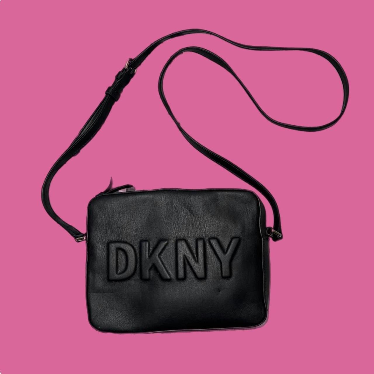 Dkny debossed cheap logo bag