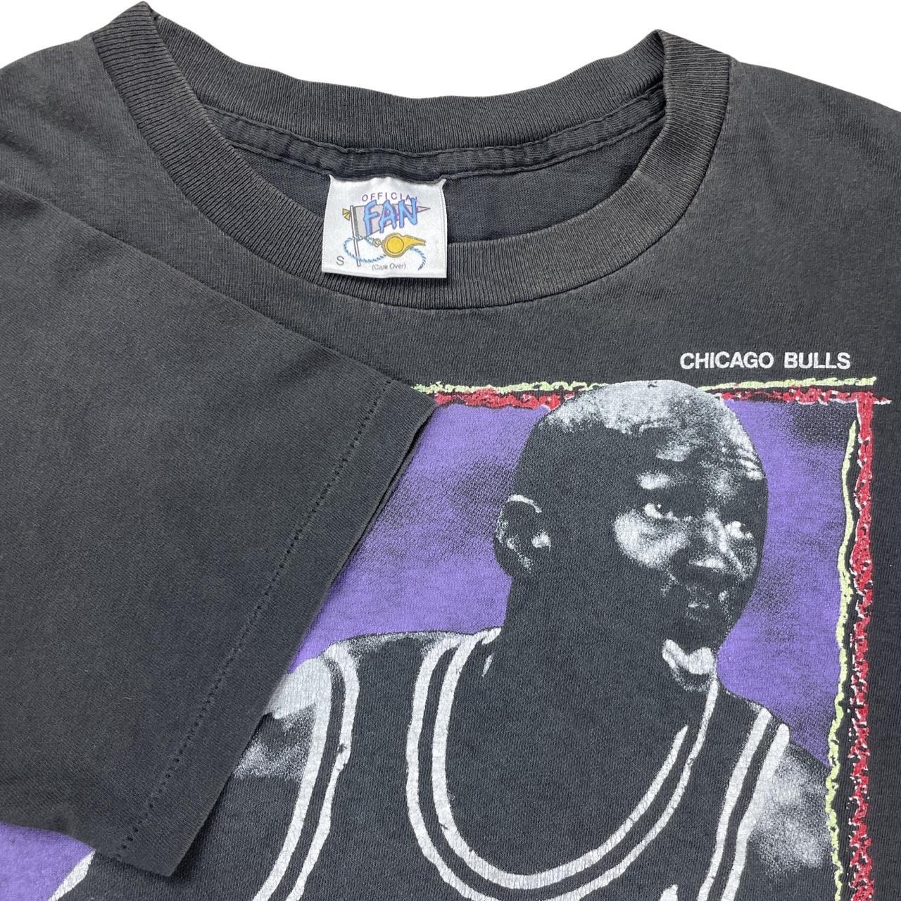 Chicago bulls 1996 NBA finals black shirt sz L runs - Depop