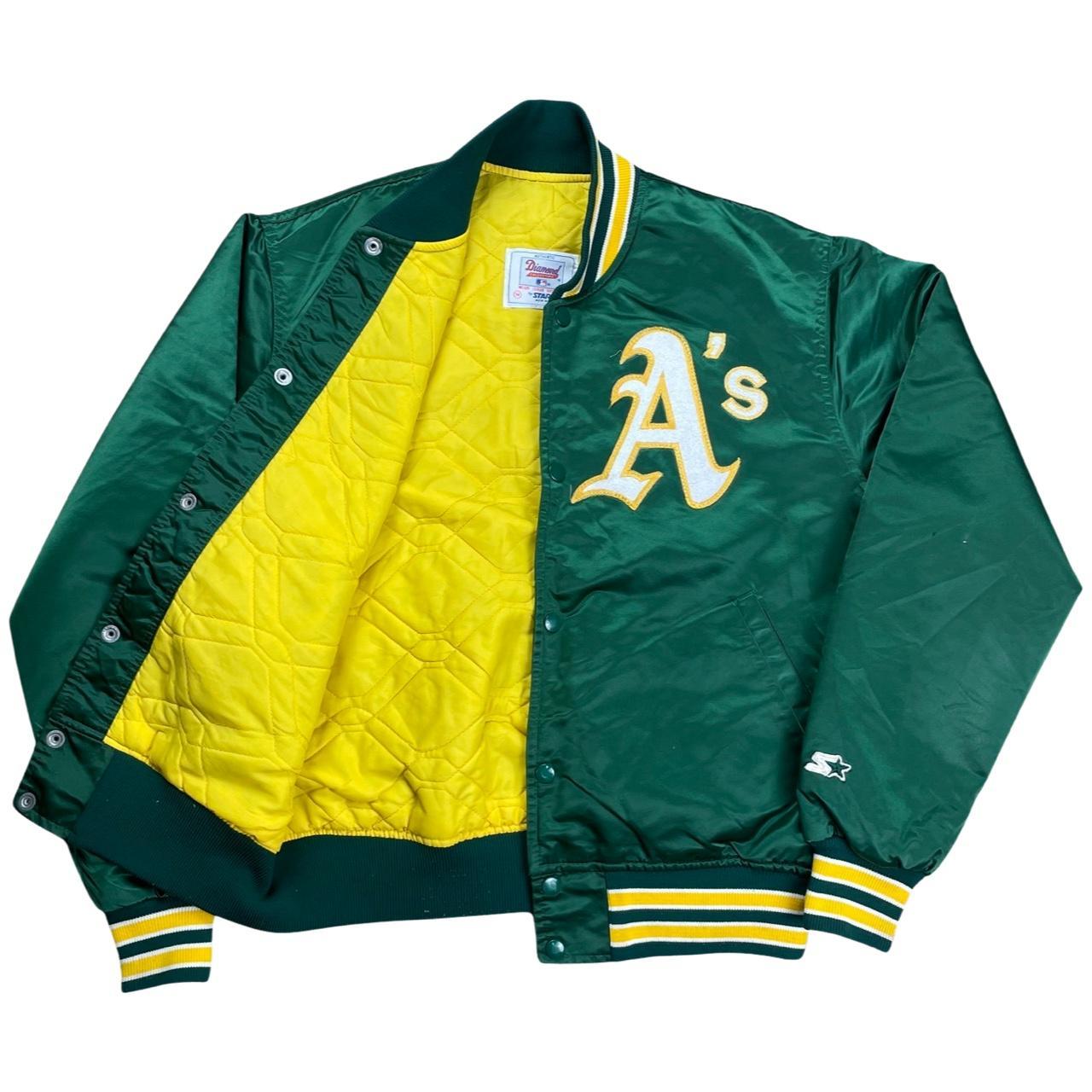 VINTAGE 90s OAKLAND ATHLETICS STARTER JERSEY - Depop